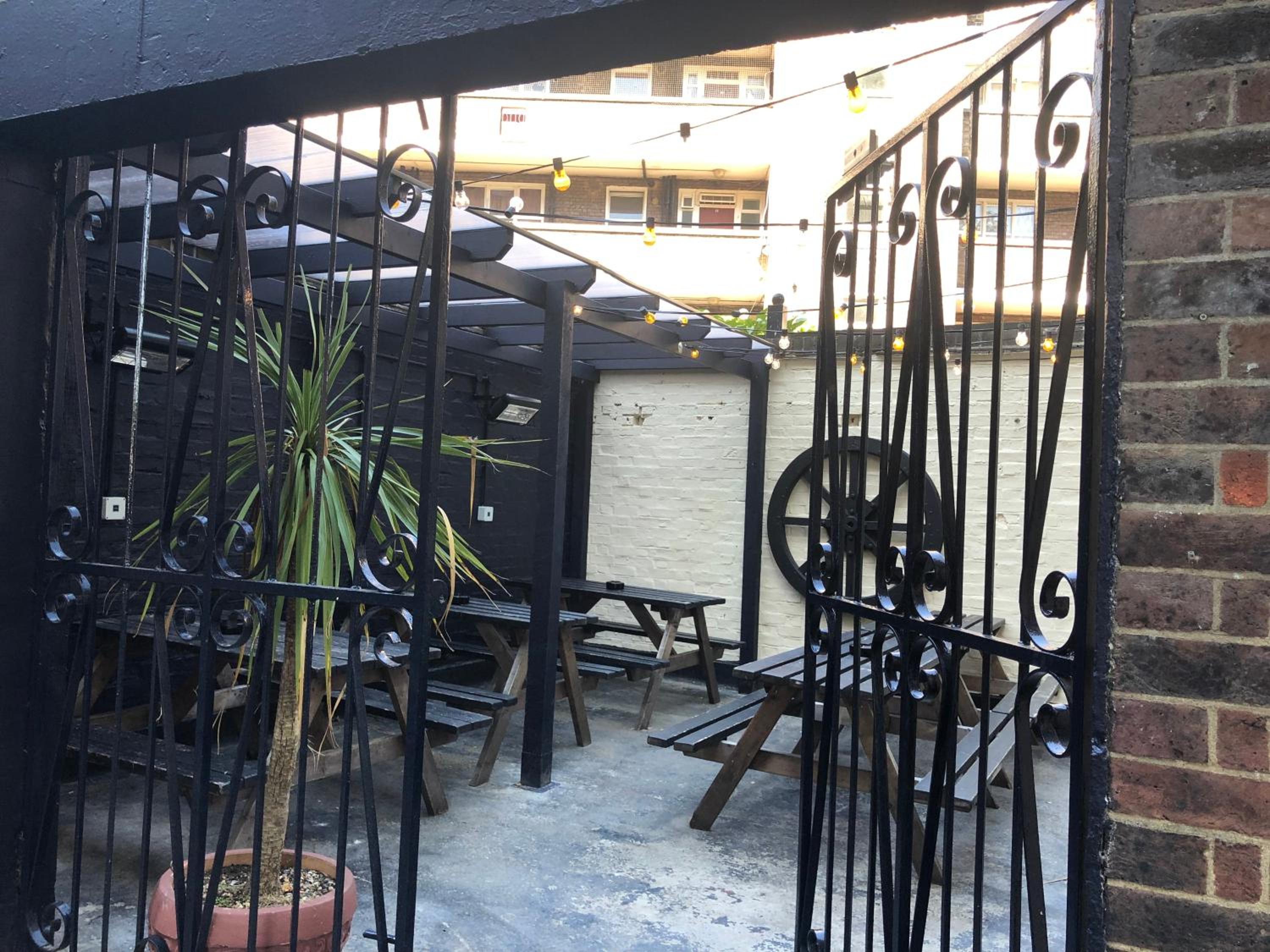 outdoor bbq area