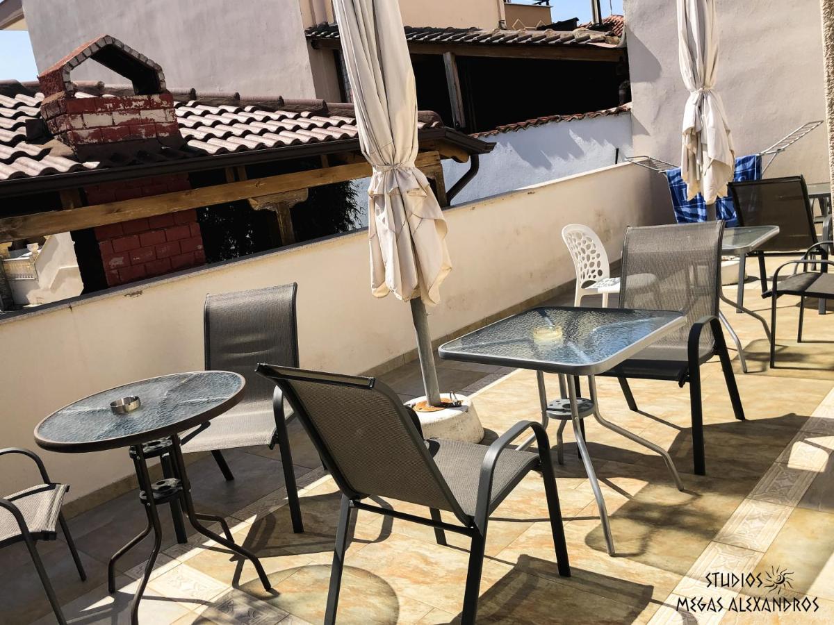 outdoor BBQ area