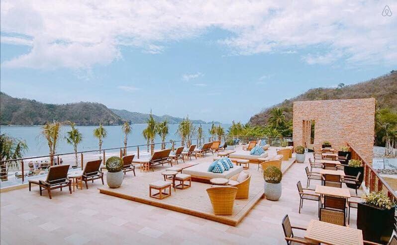outdoor BBQ area