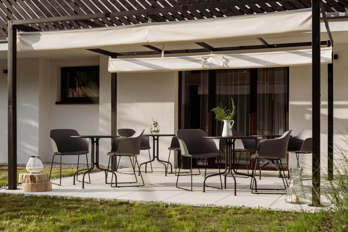 outdoor BBQ area