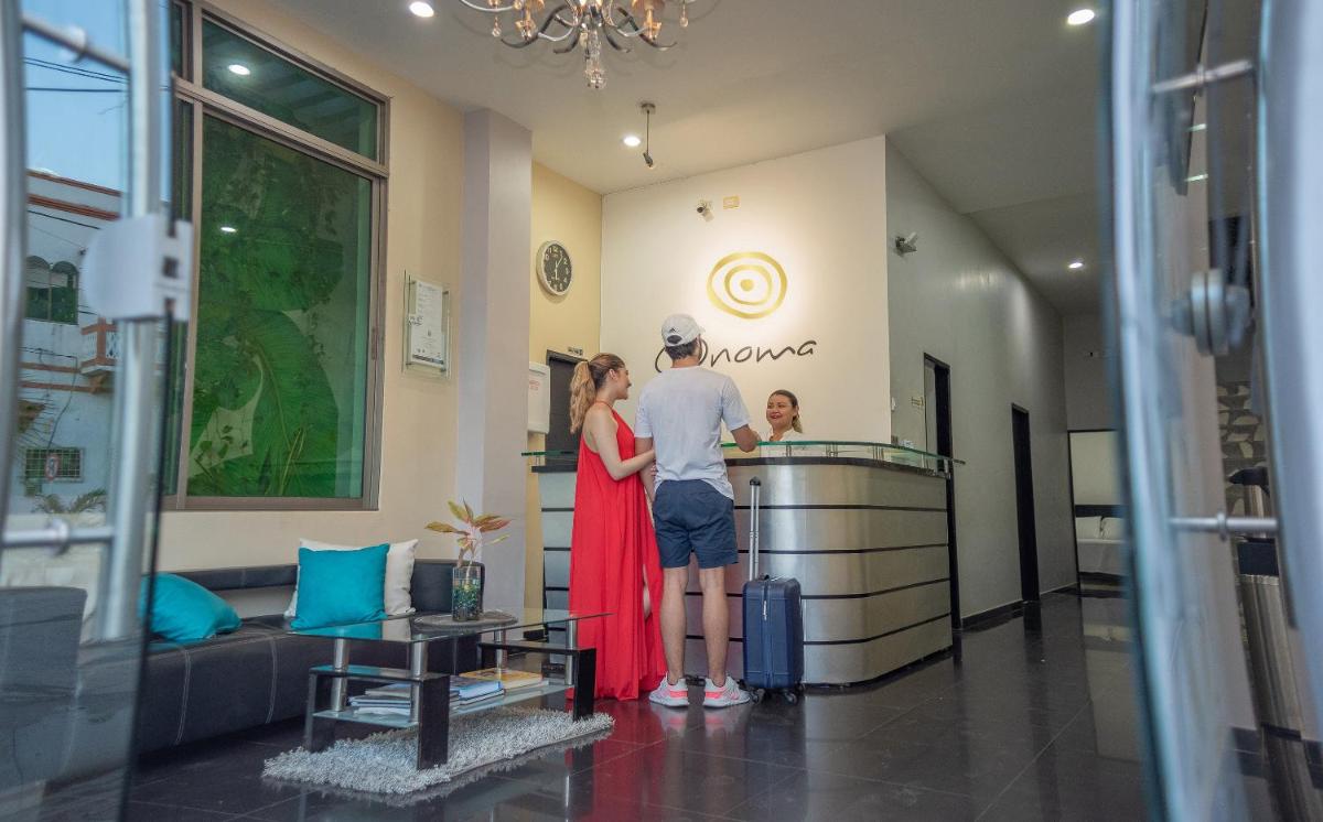 hotel reception