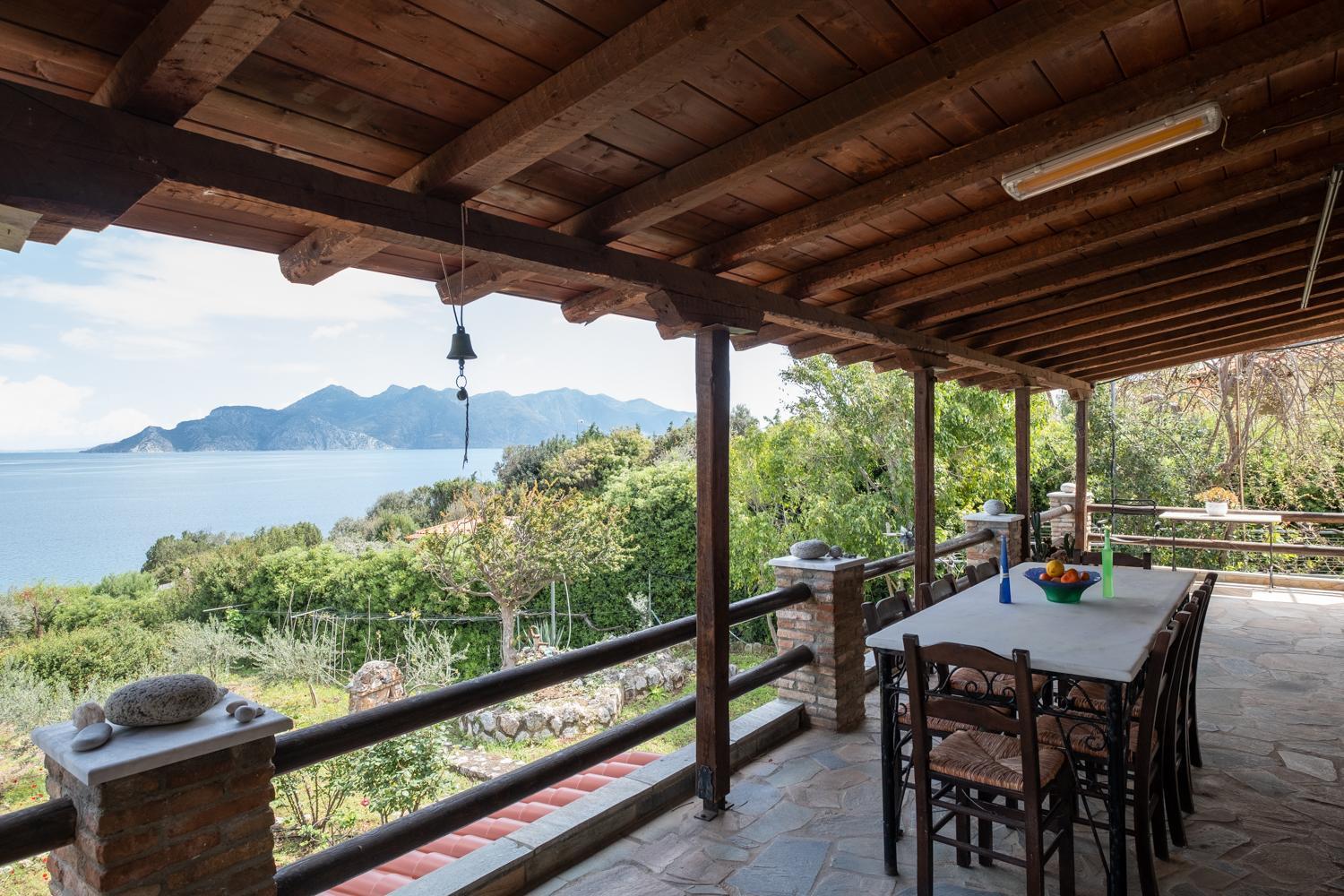Villa Eirini with sea view view 4