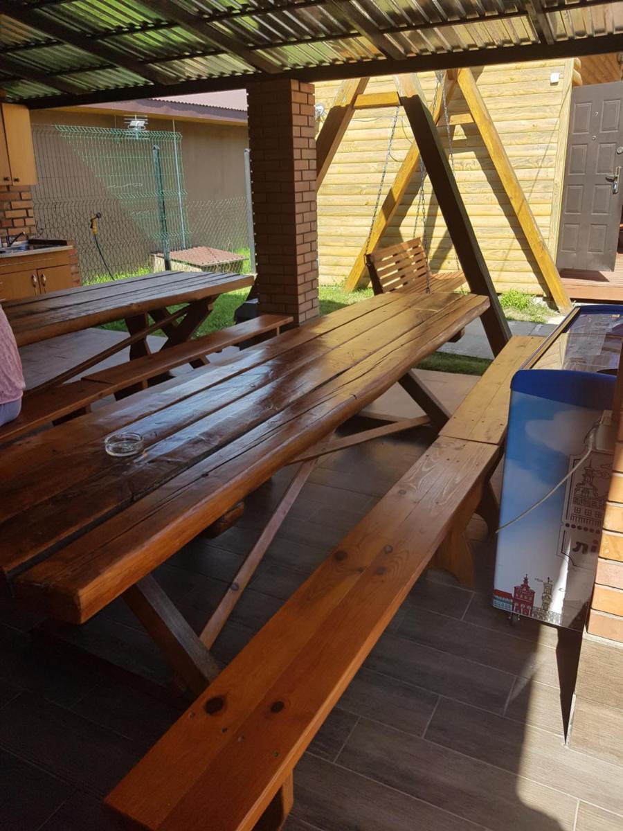 outdoor BBQ area
