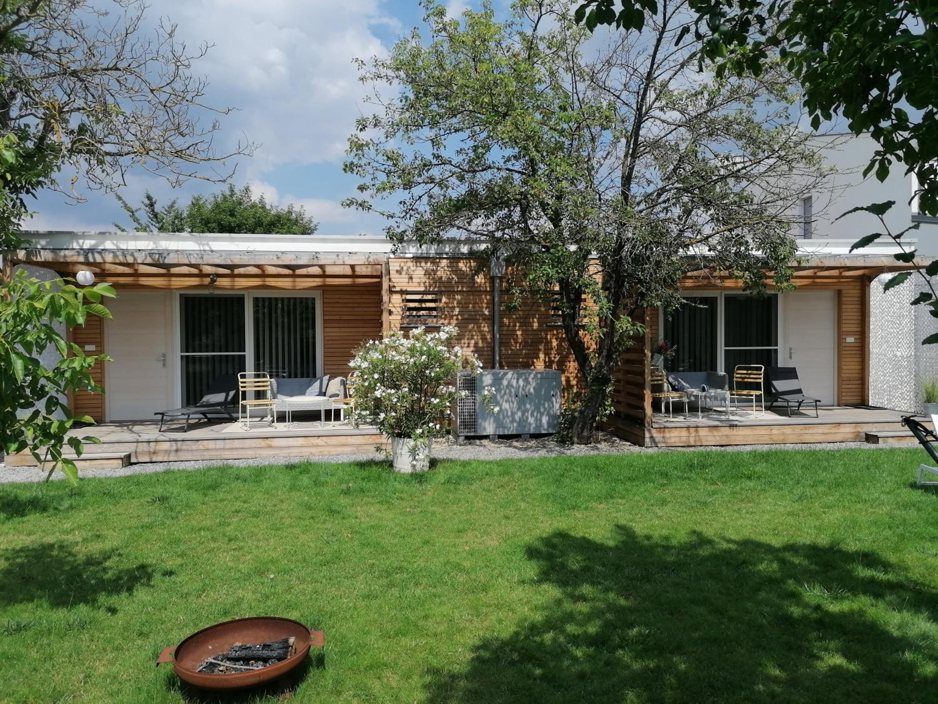 outdoor BBQ area