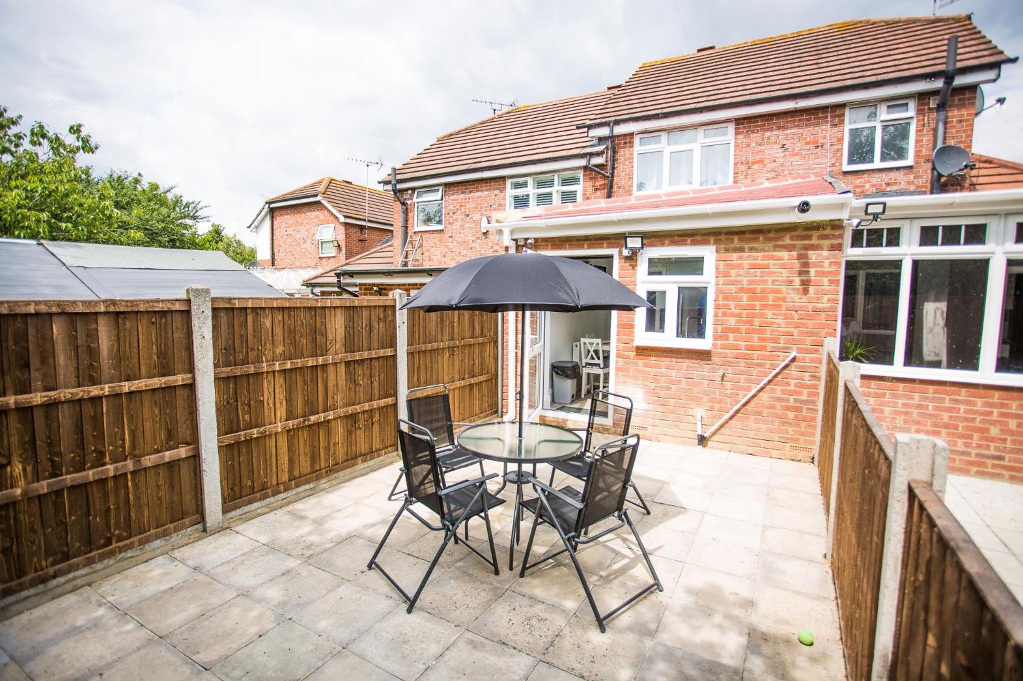 outdoor bbq area