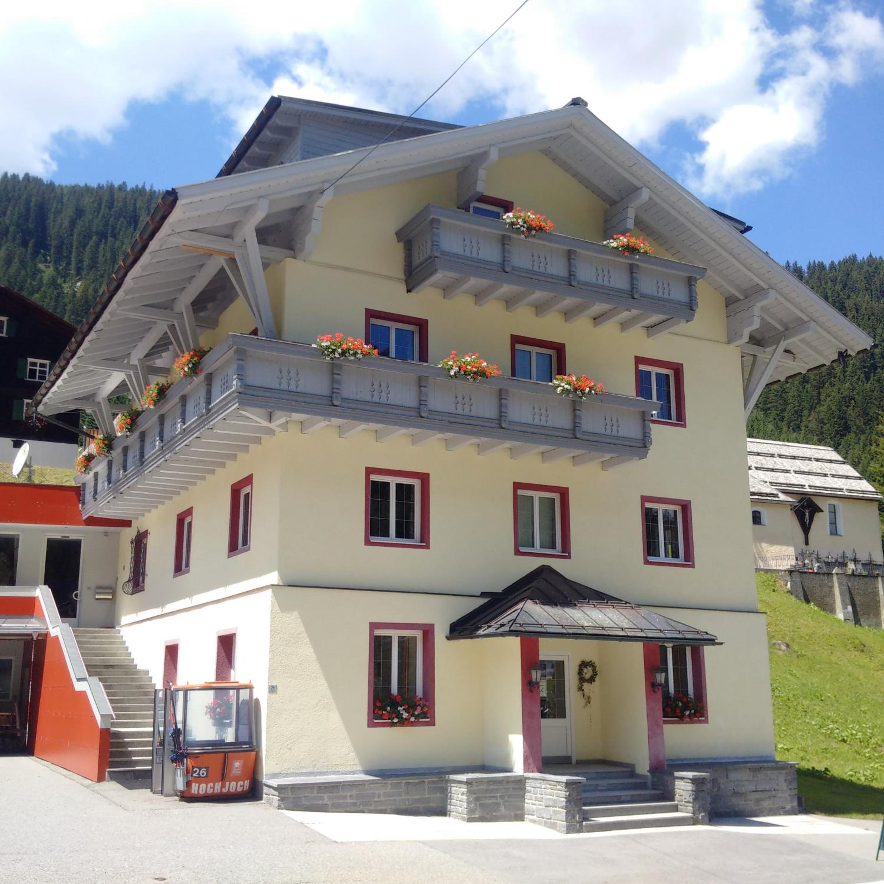 Pension Edelweiss - Bergdorf Gargellen 1423m - 200m zur Schafbergbahn