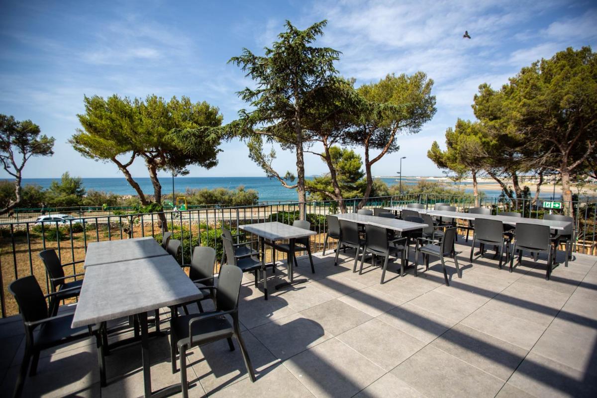 outdoor BBQ area