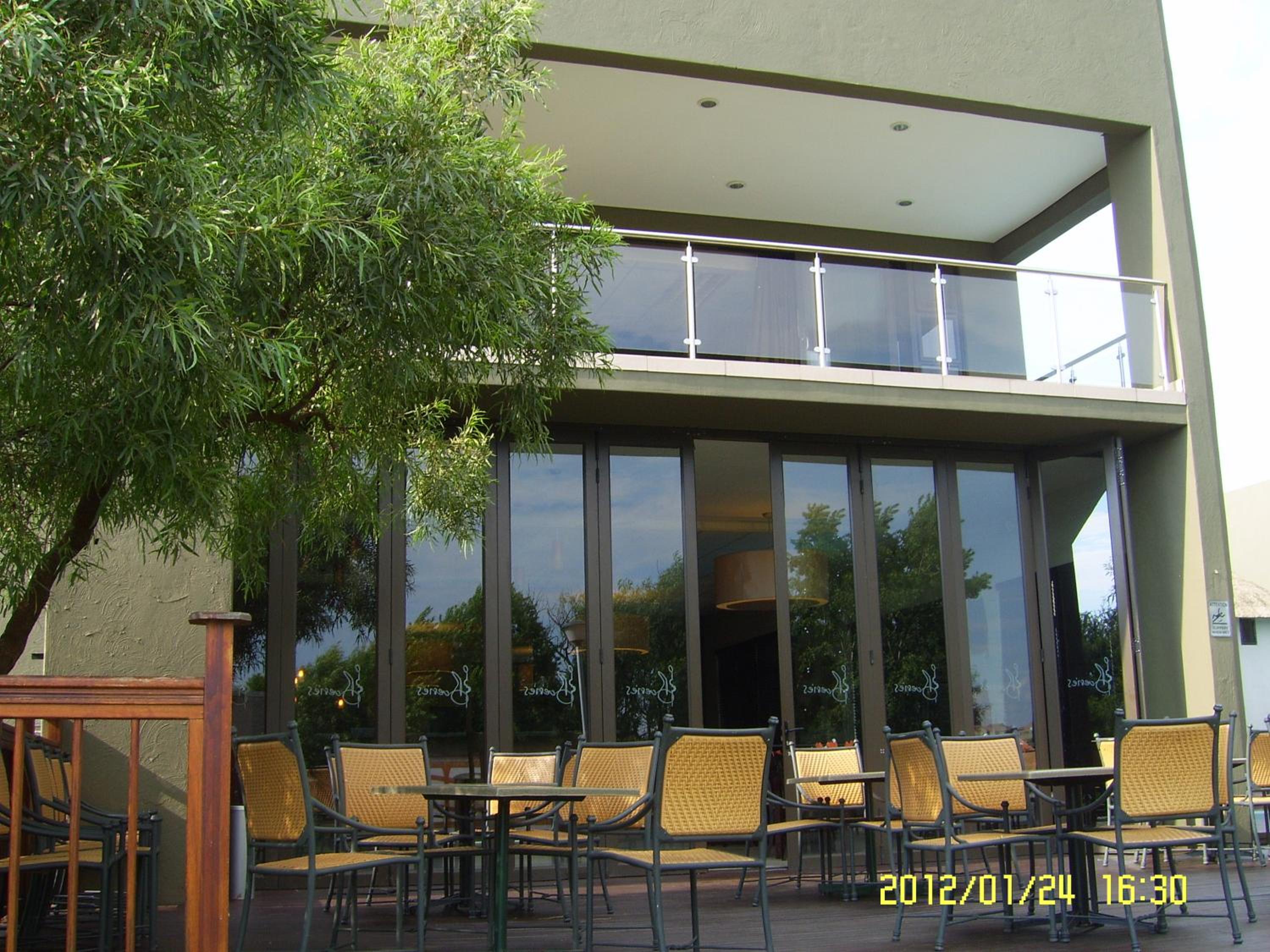 outdoor BBQ area