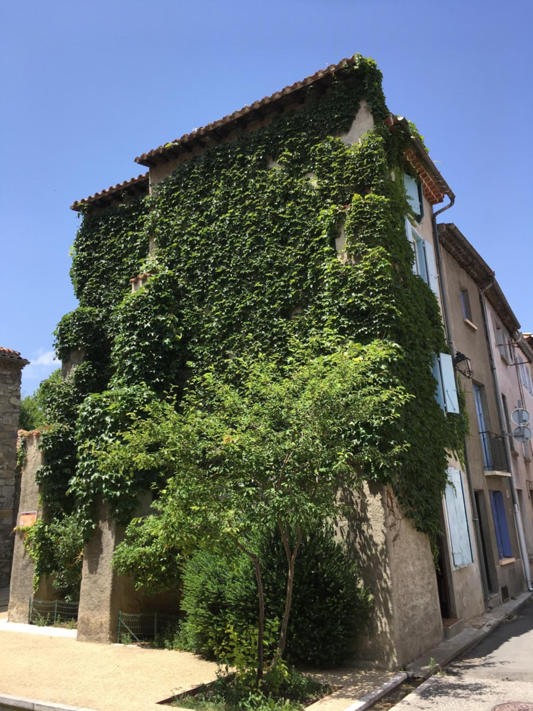 Entre l'église et la place