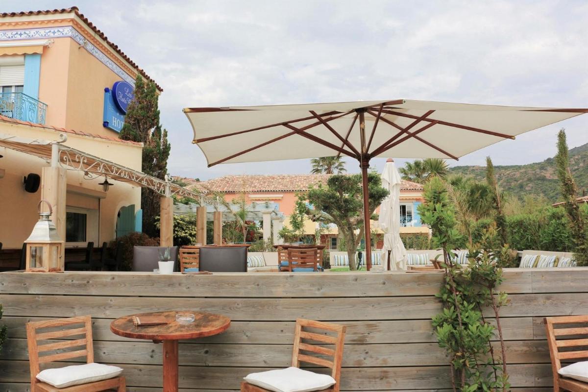 outdoor BBQ area