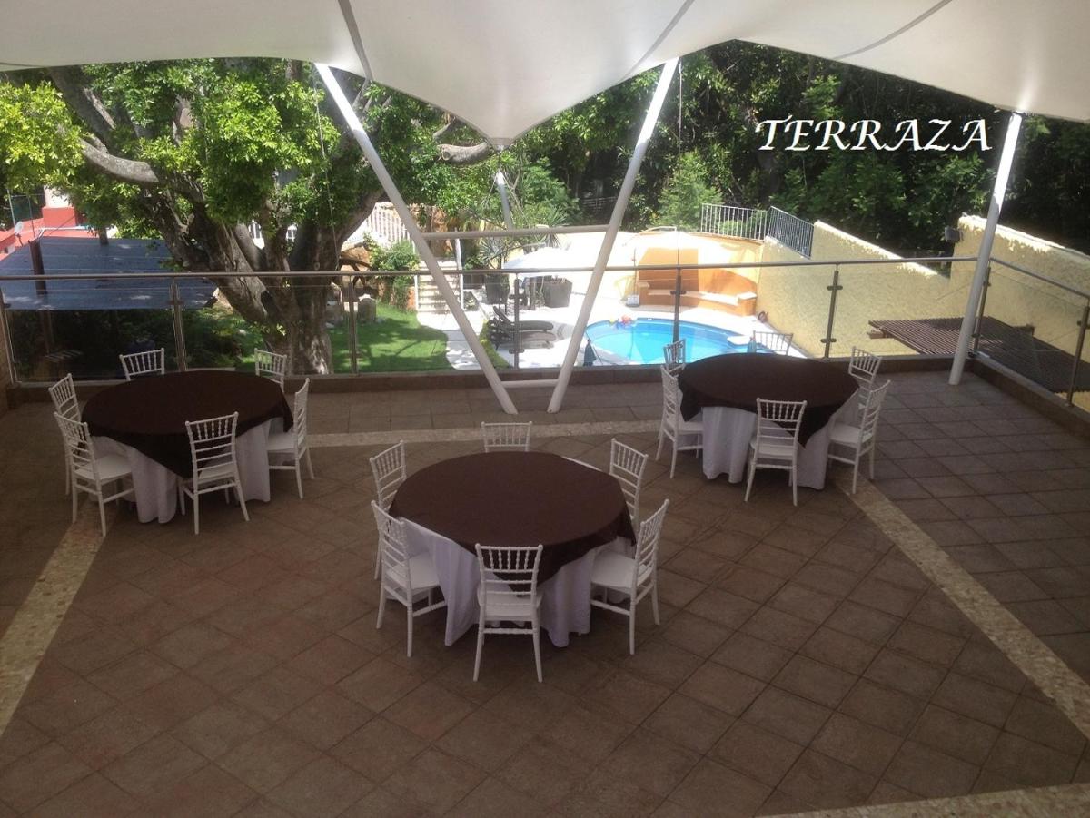 outdoor BBQ area