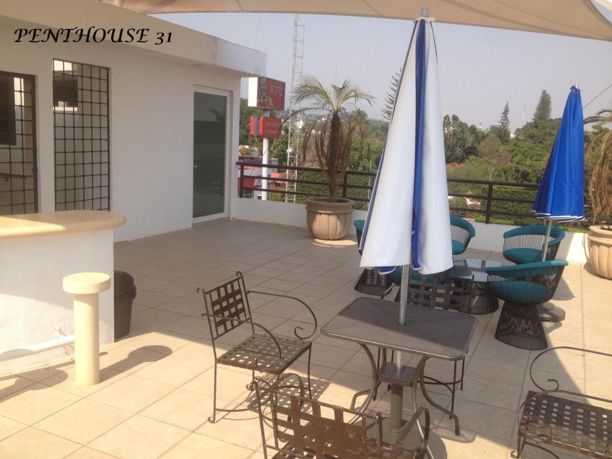 outdoor BBQ area