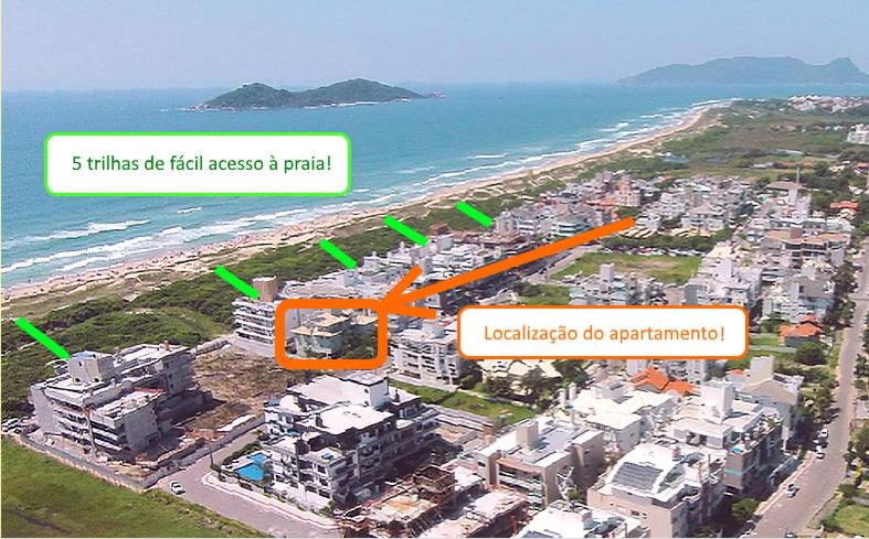 Apartamento TOP no Novo Campeche, completo, luminoso, a 50 m da praia