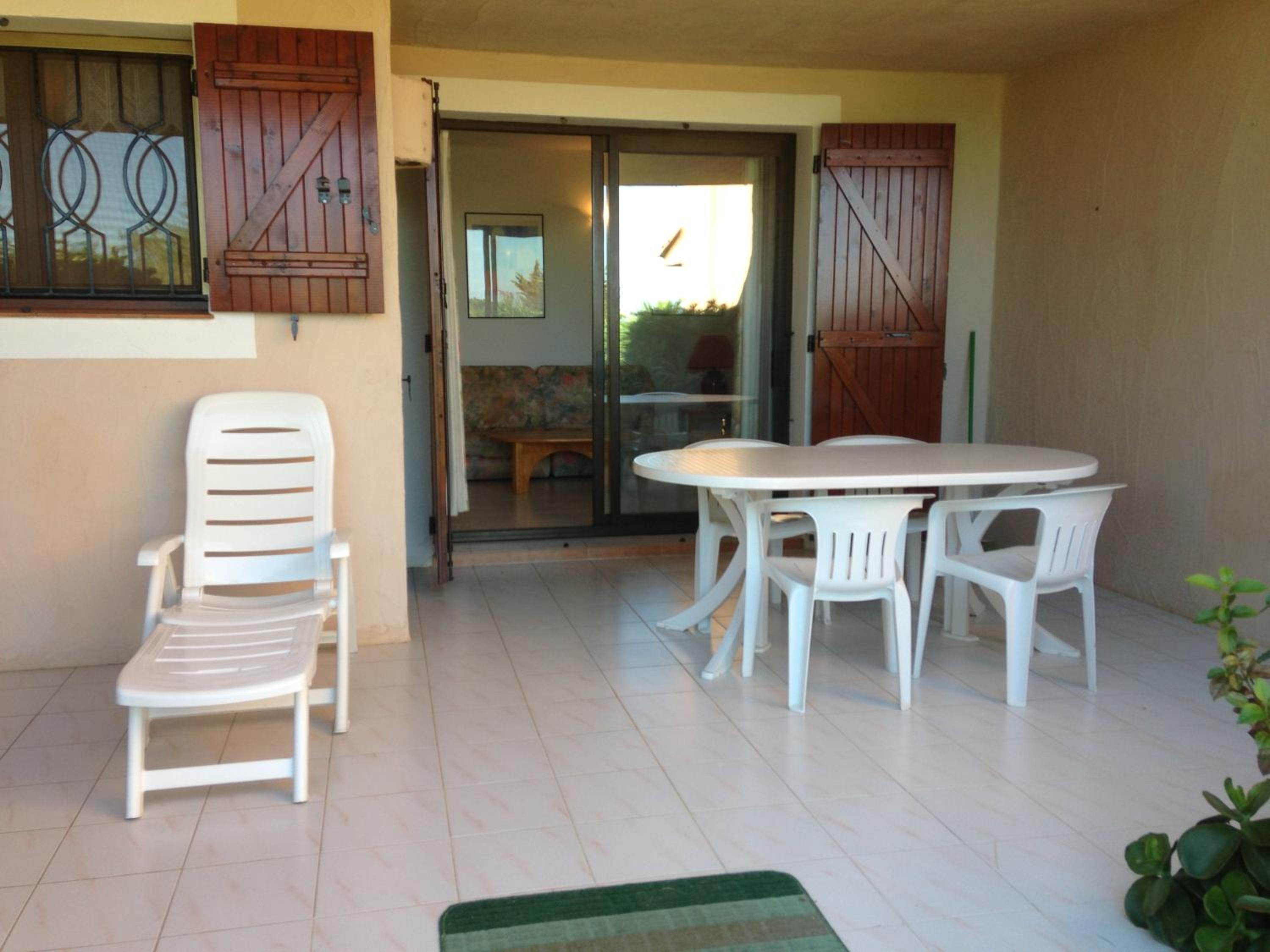 outdoor BBQ area