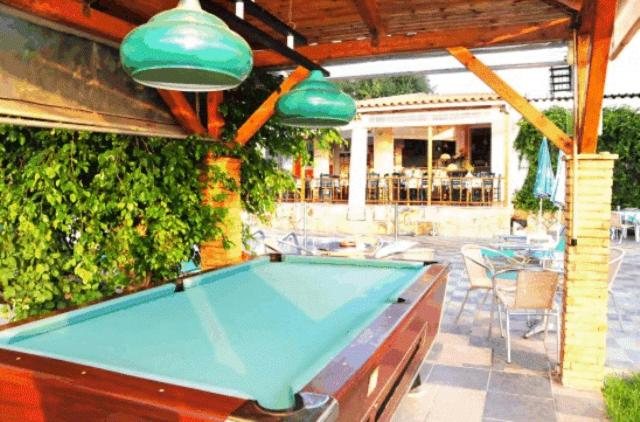 outdoor BBQ area