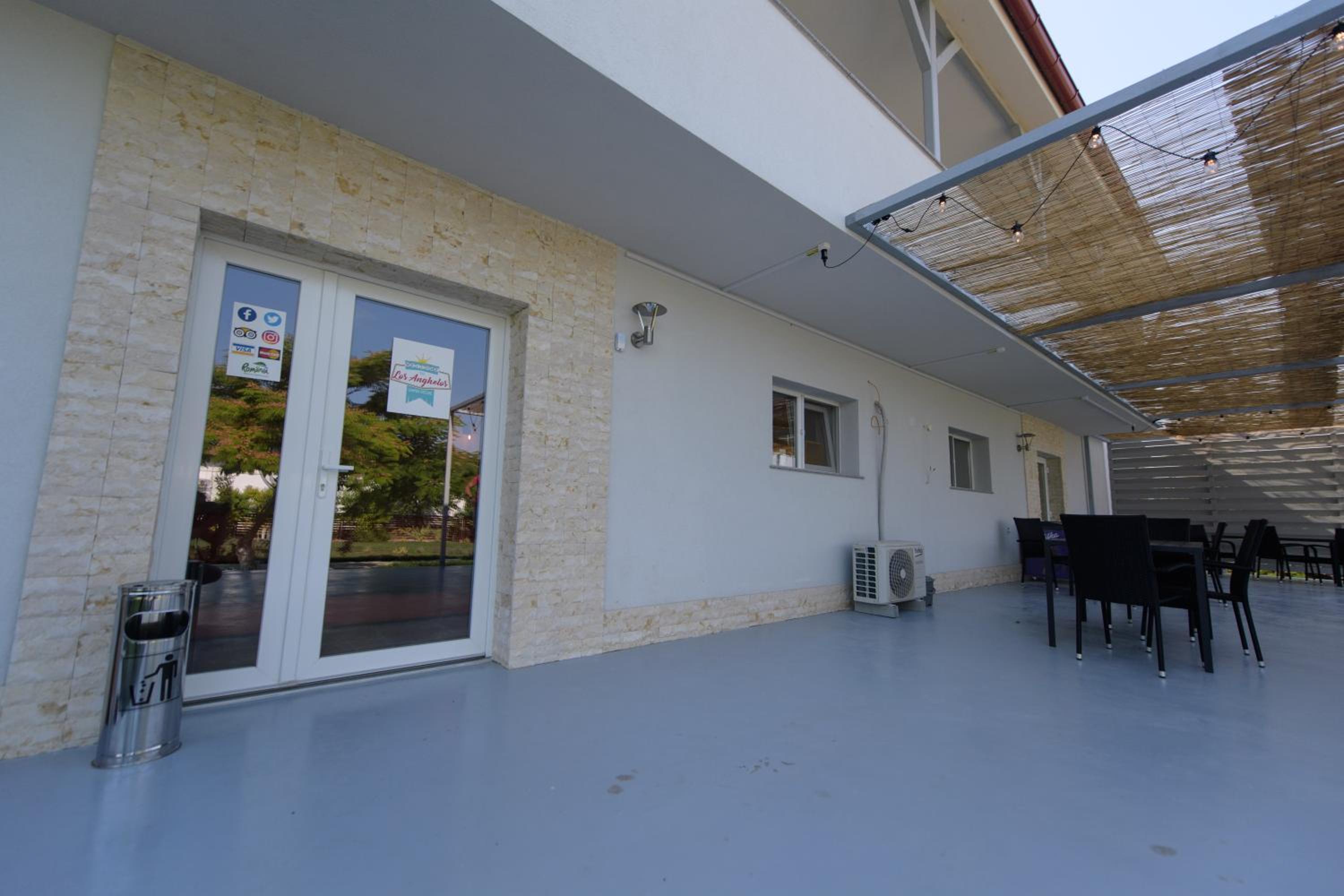 outdoor BBQ area