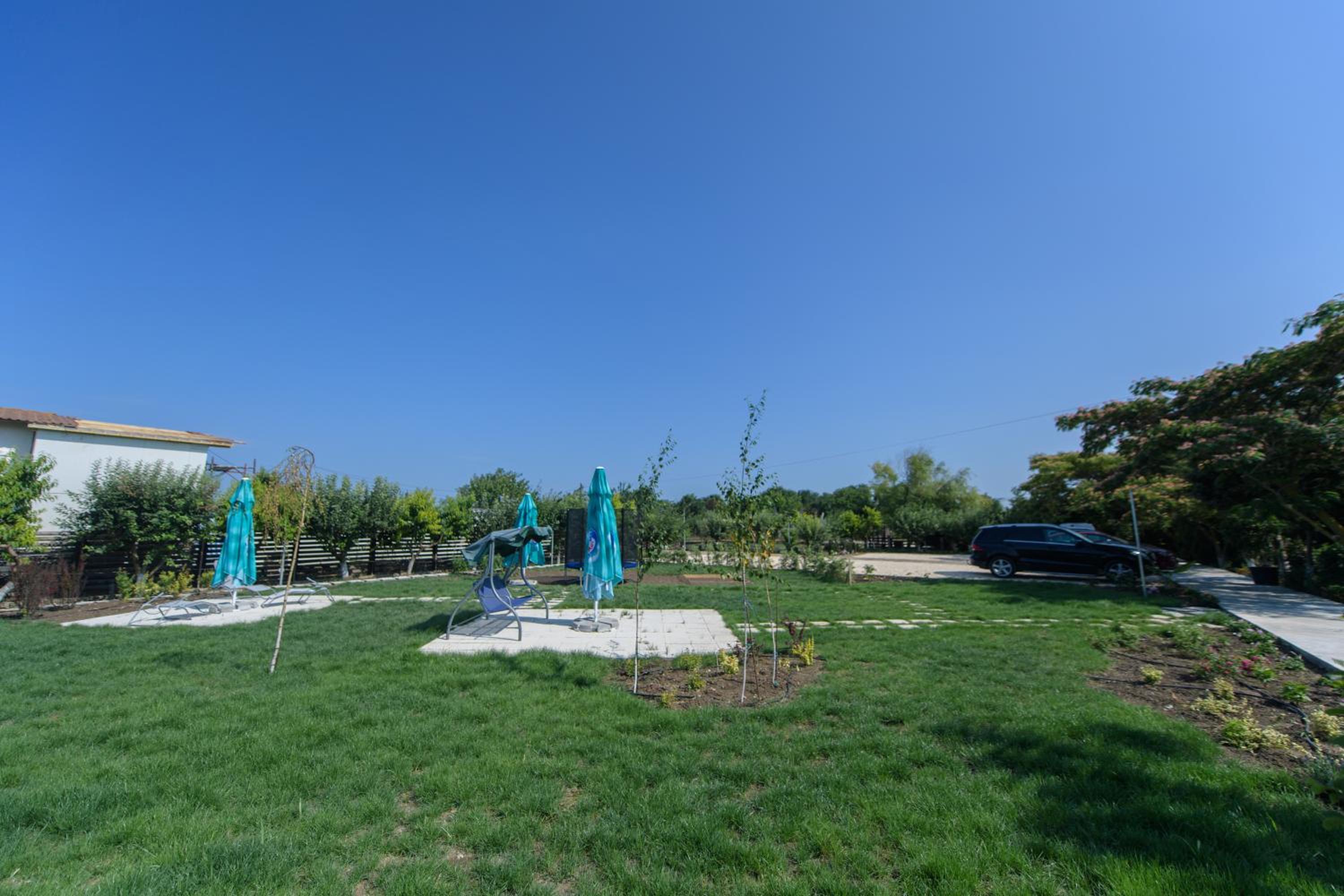 outdoor BBQ area