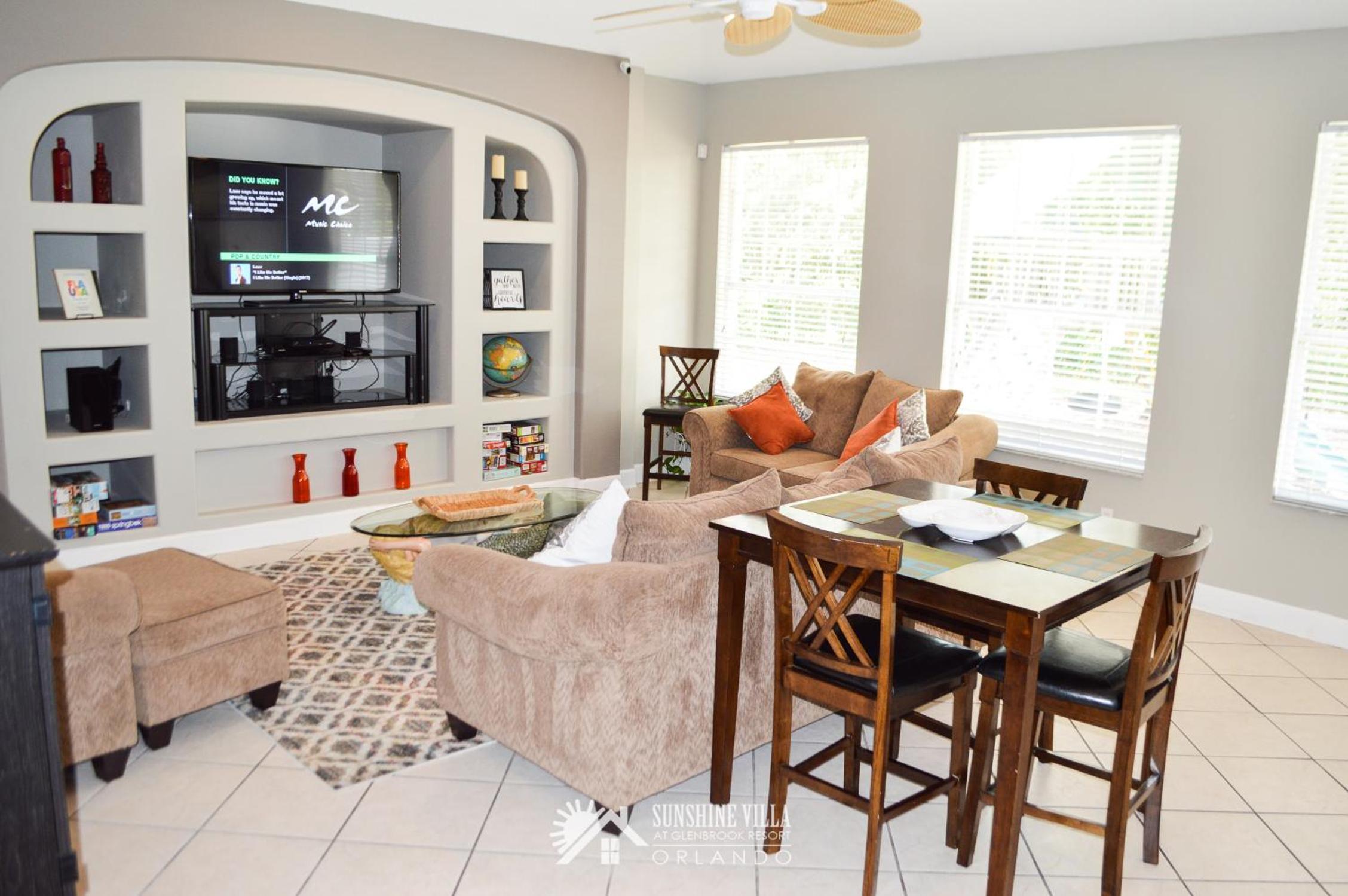 Affordable Luxury Home Near Walt Disney World - Sunshine Villa at Glenbrook Resort, Orlando, Florida