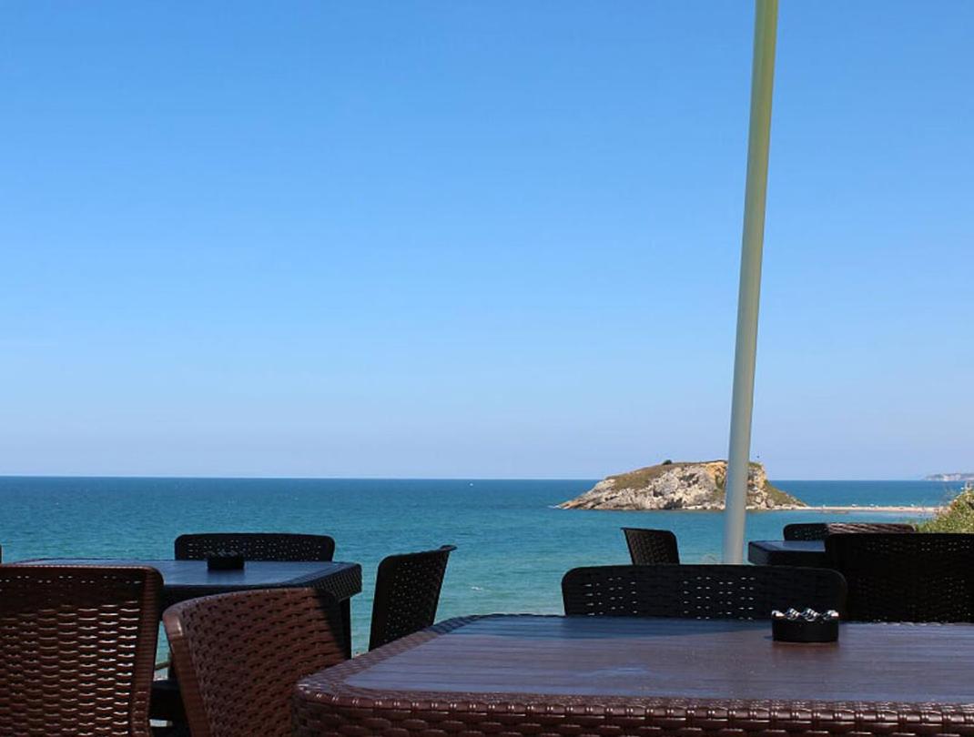outdoor BBQ area