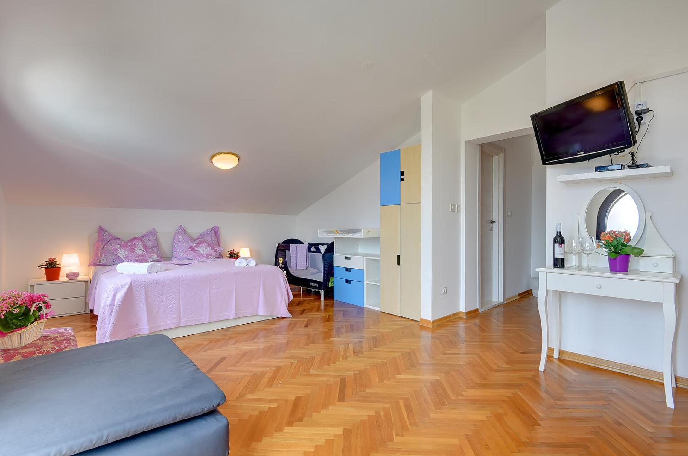 Villa Andrija Family Dream with heated pool at the sea with beautiful garden, outside cinema and kids playground photo 4