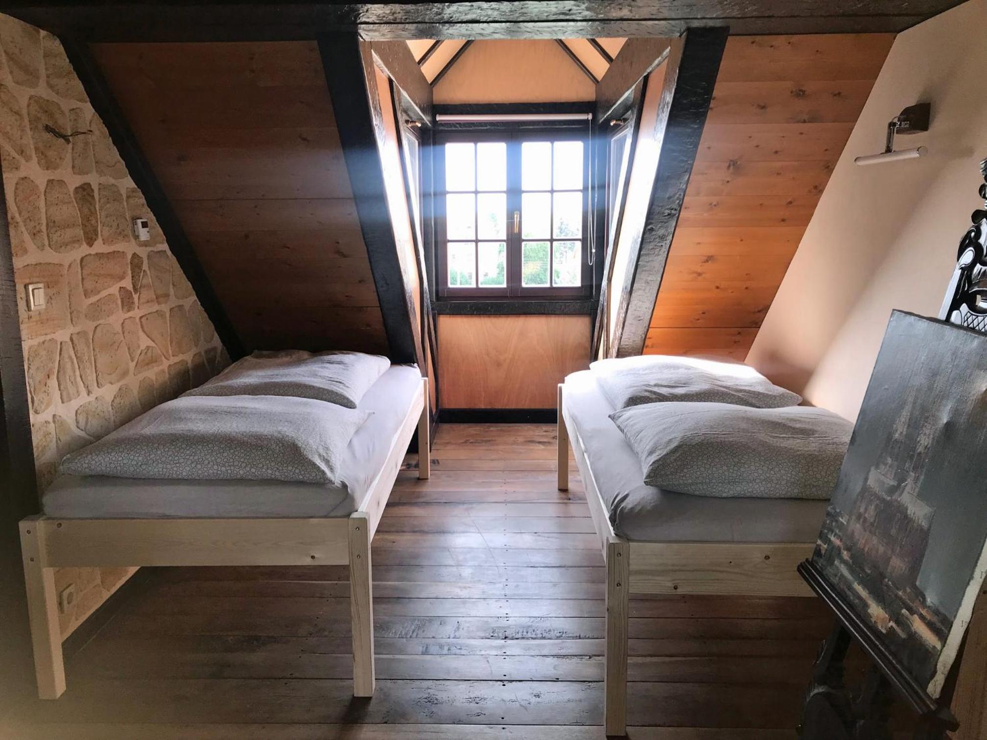 Gemütliche Ferienwohnung TURMZIMMER im Rittergut Leppersdorf bei Dresden