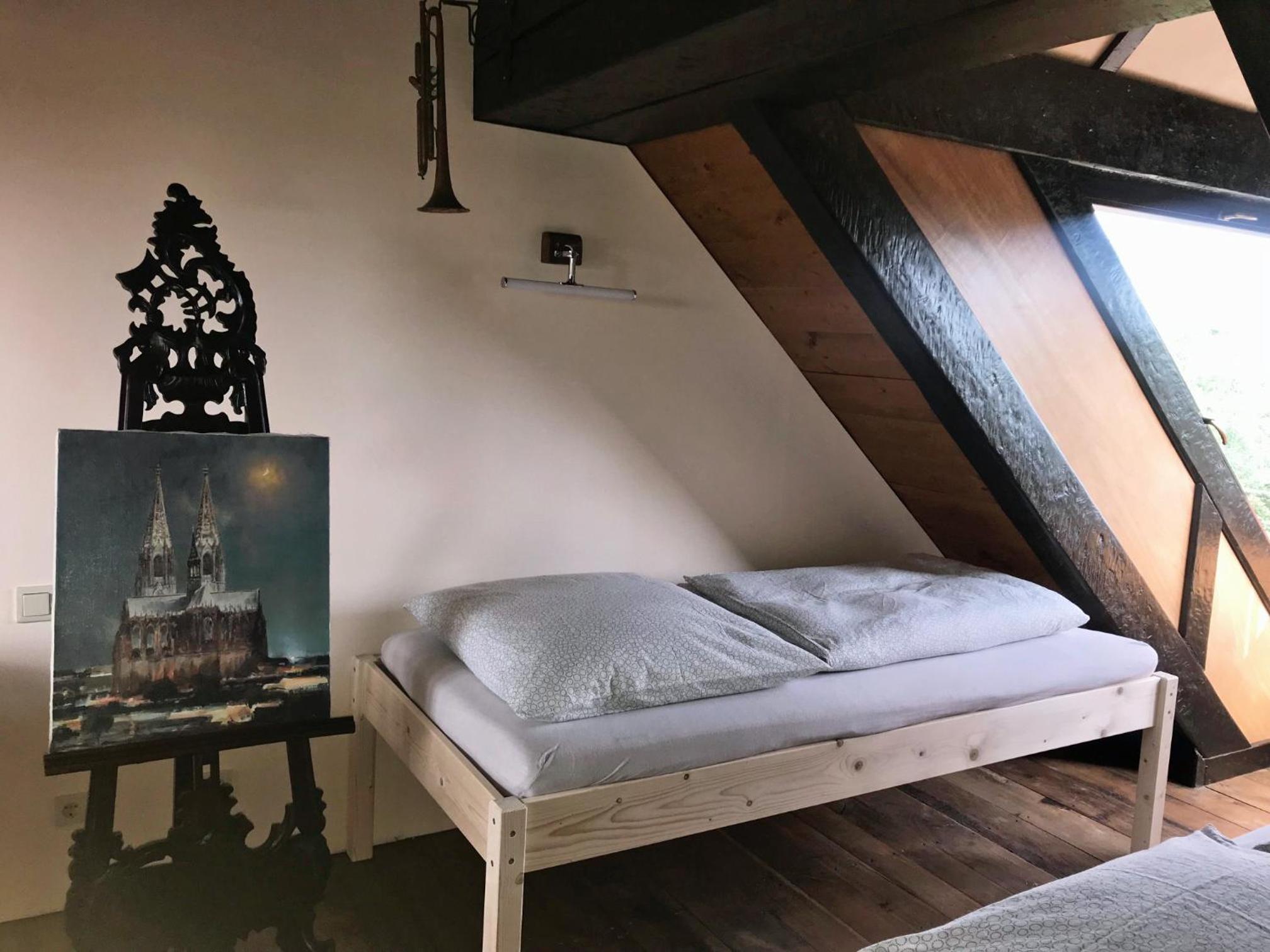 Gemütliche Ferienwohnung TURMZIMMER im Rittergut Leppersdorf bei Dresden