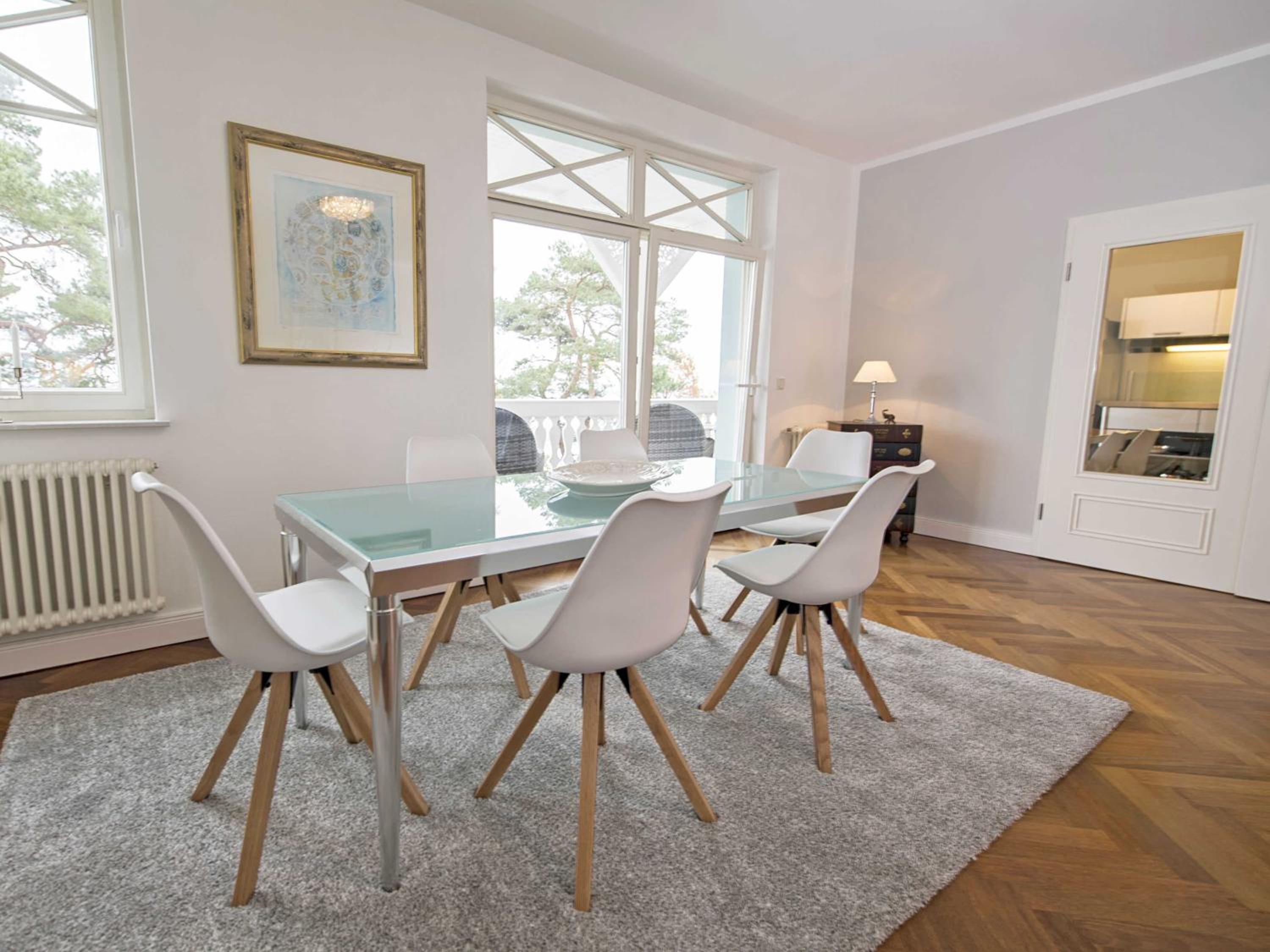 Villa Strandburg in Binz - WG 10 mit Balkon und Meerblick