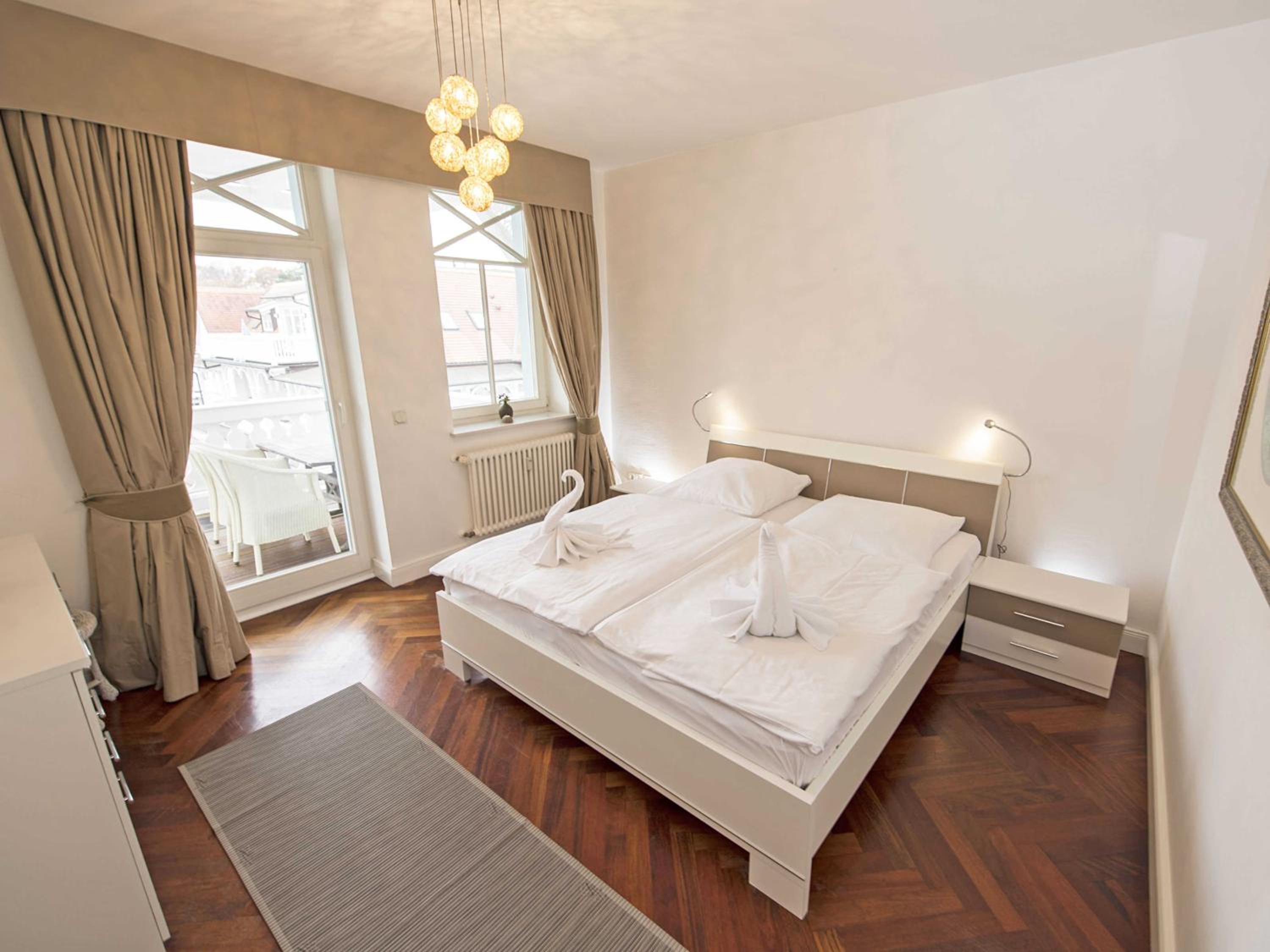 Villa Strandburg in Binz - WG 10 mit Balkon und Meerblick