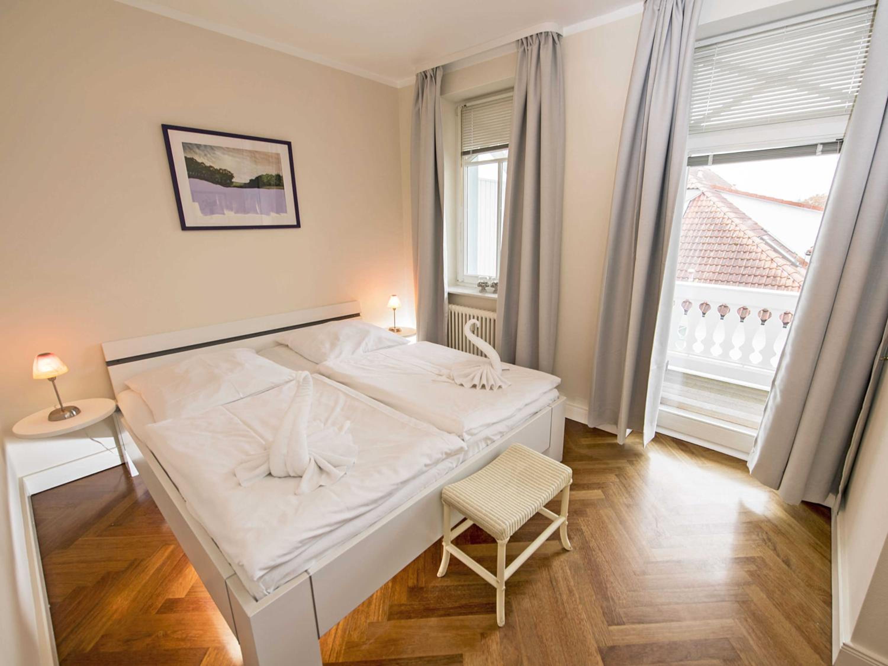 Villa Strandburg in Binz - WG 10 mit Balkon und Meerblick