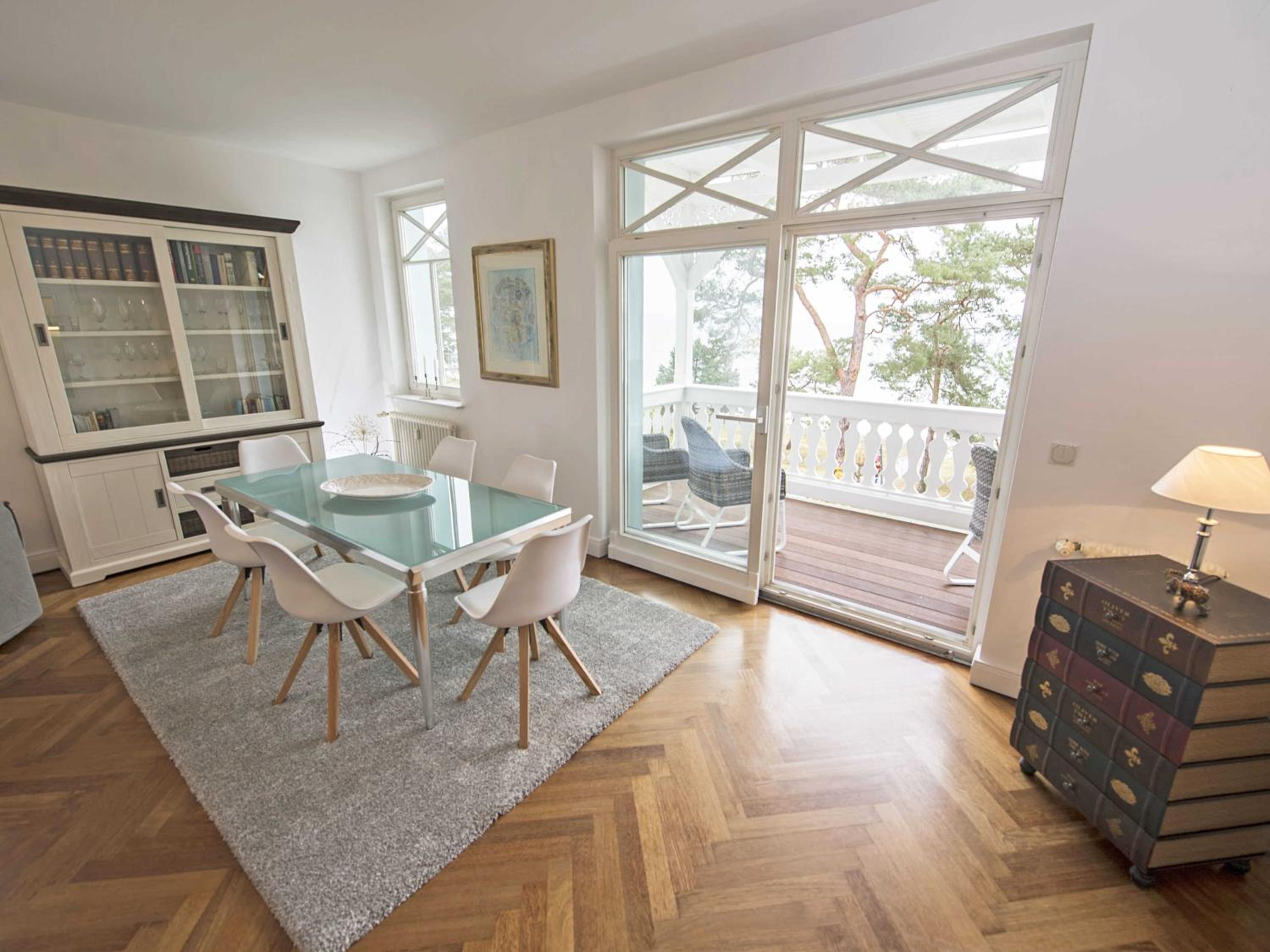 Villa Strandburg in Binz - WG 10 mit Balkon und Meerblick