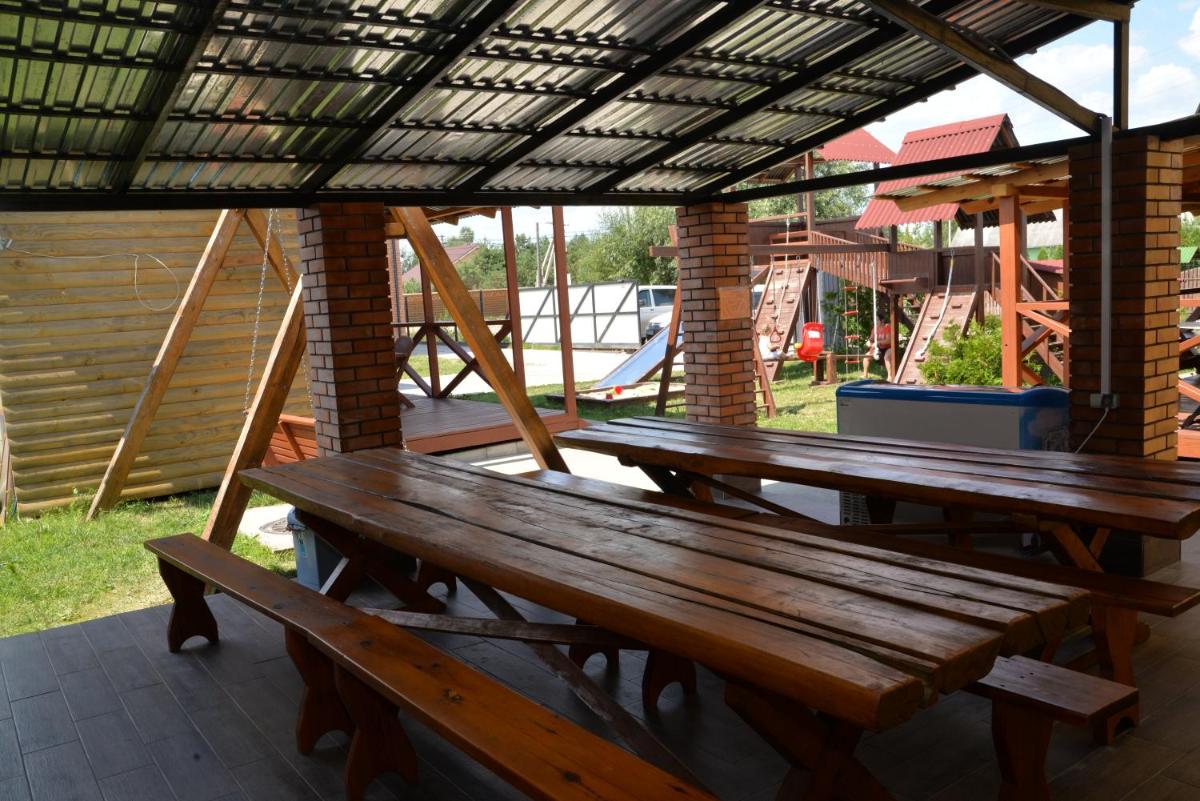 outdoor BBQ area