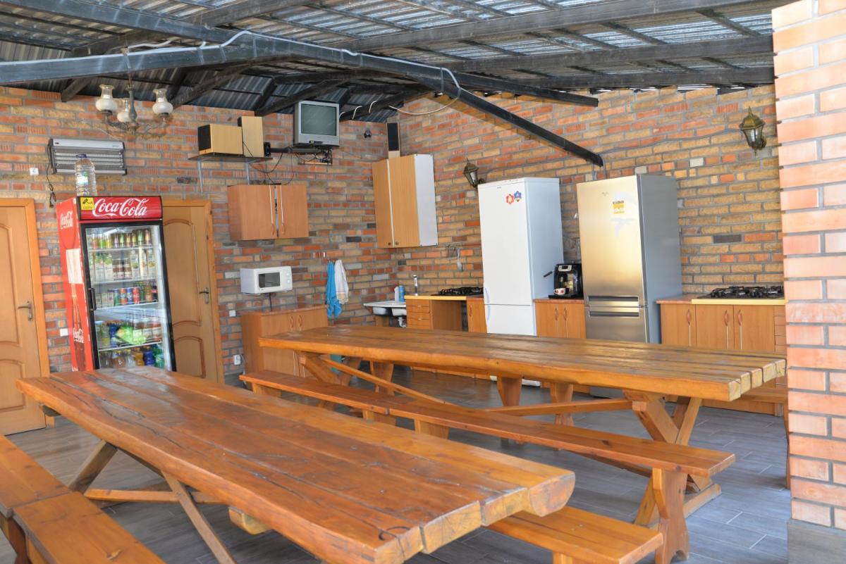 outdoor BBQ area