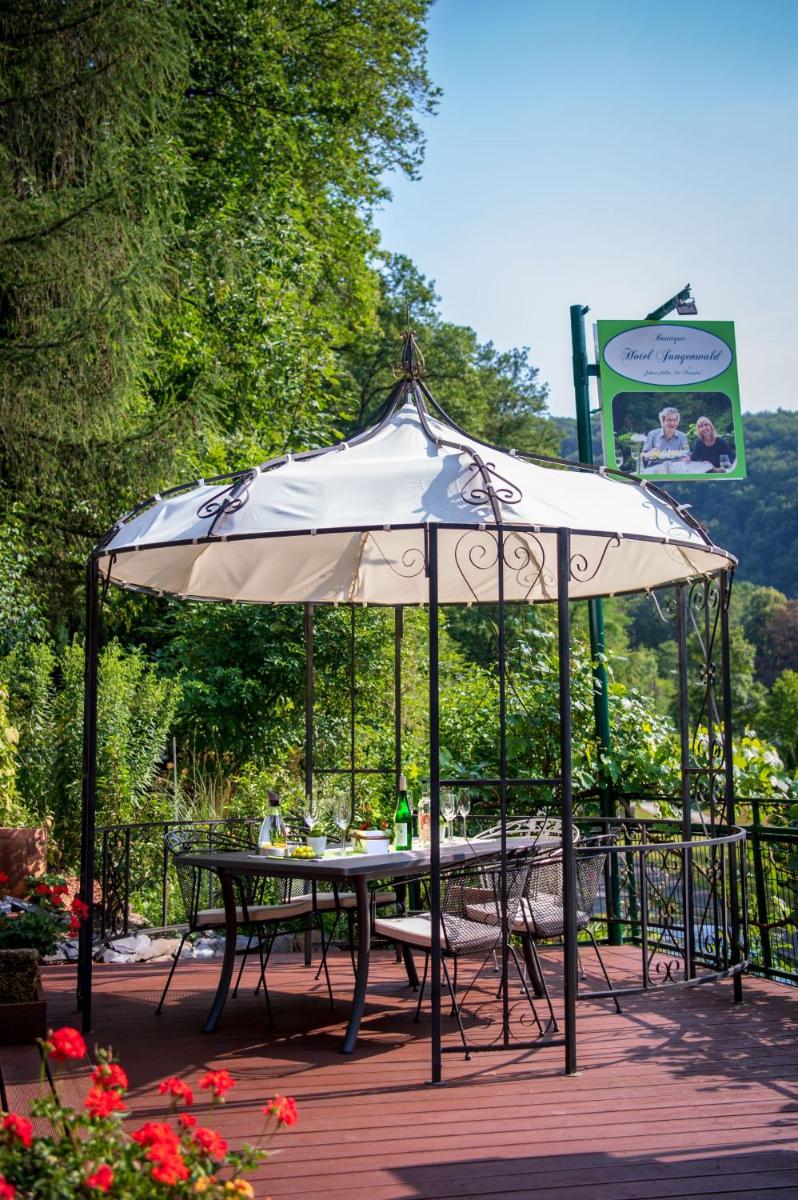 outdoor BBQ area