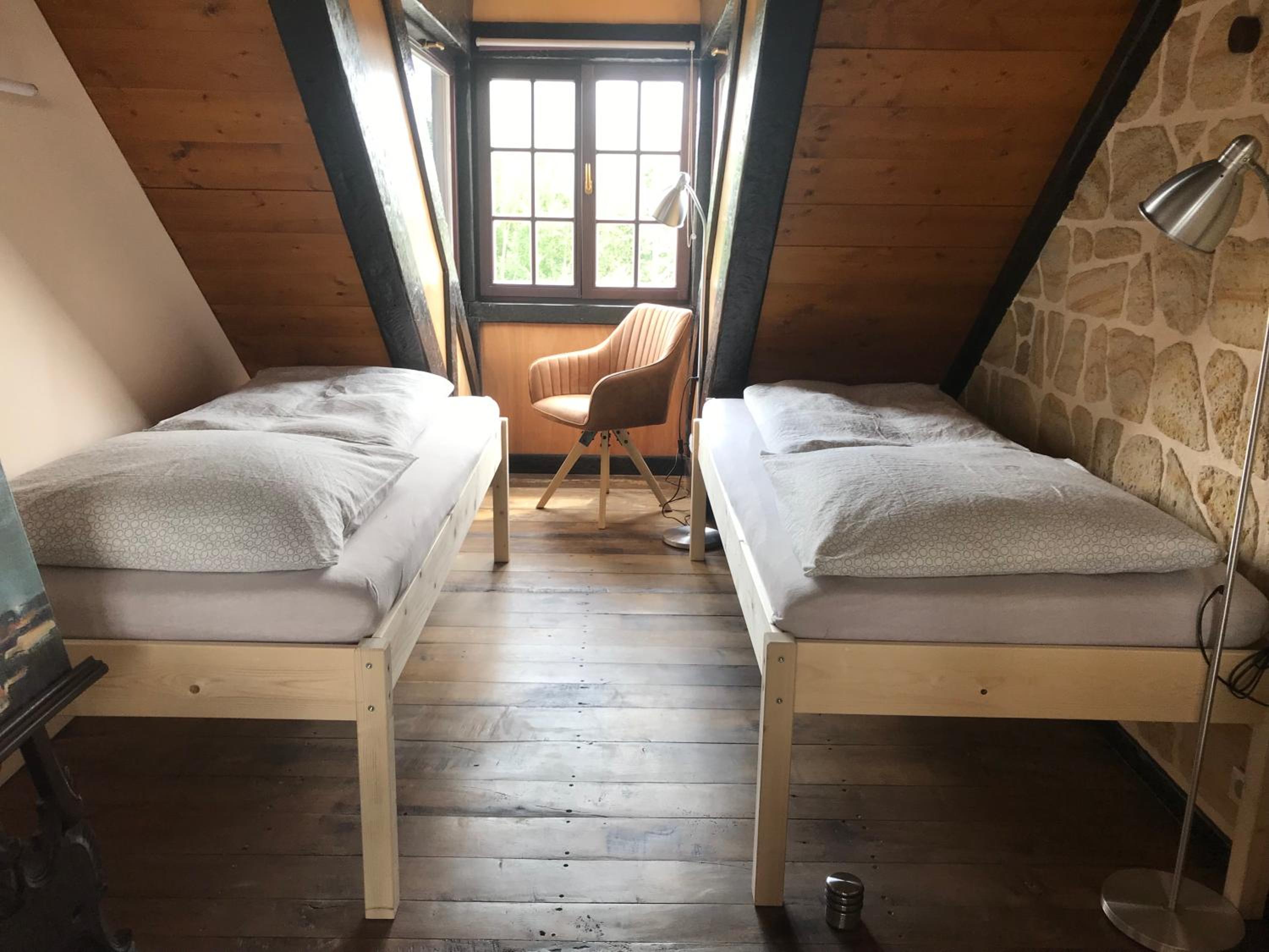 Gemütliche Ferienwohnung TURMZIMMER im Rittergut Leppersdorf bei Dresden