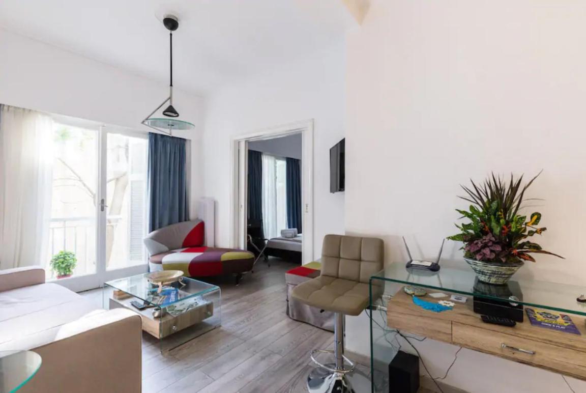 Across Acropolis Museum chic design apartment!