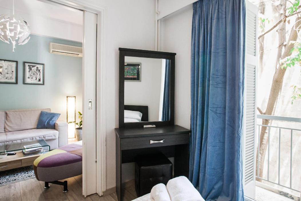 Across Acropolis Museum chic design apartment!