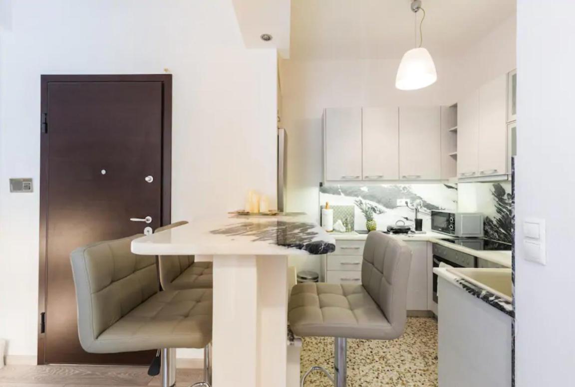 Across Acropolis Museum chic design apartment!