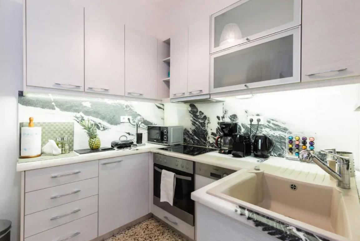 Across Acropolis Museum chic design apartment!