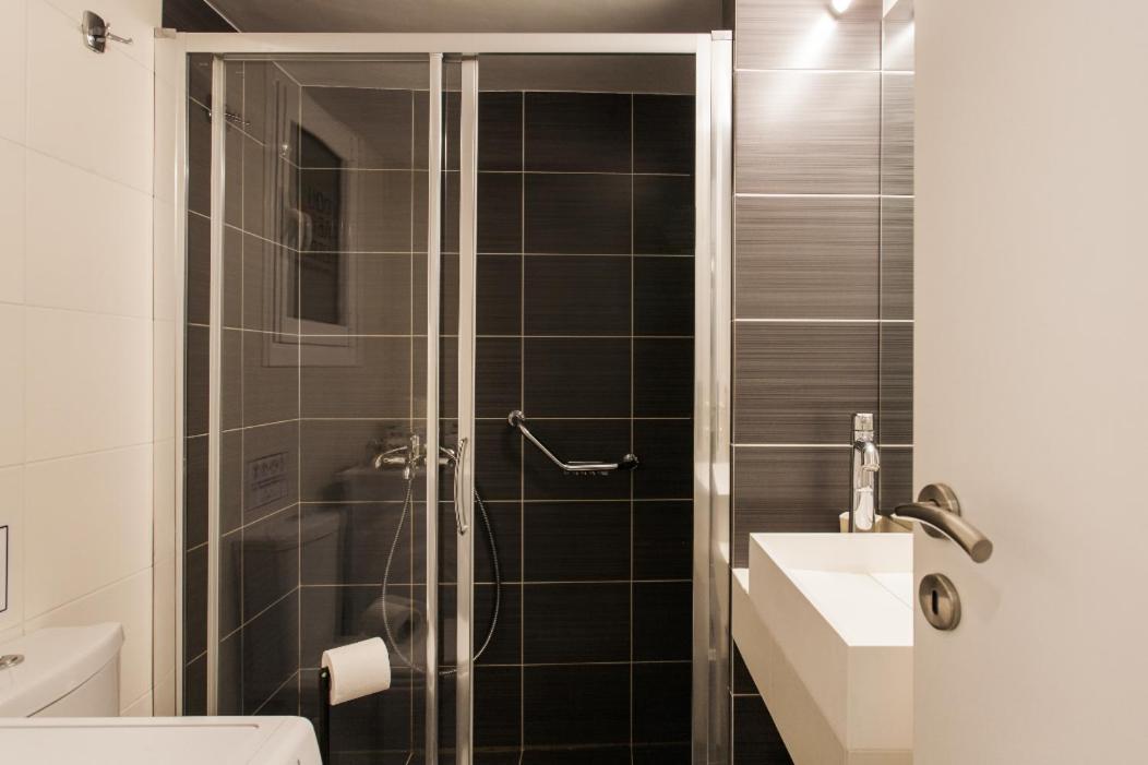 Across Acropolis Museum chic design apartment!