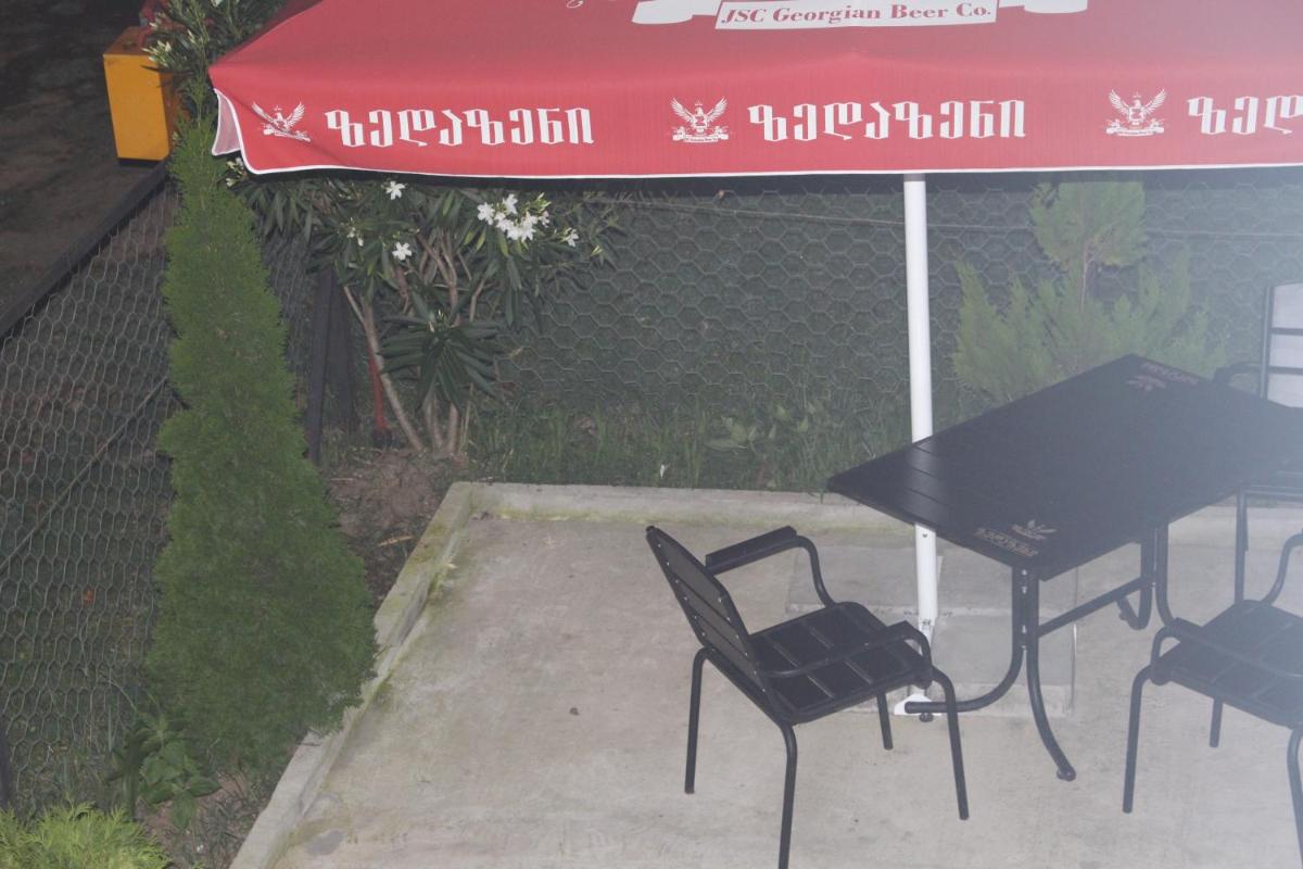 outdoor BBQ area
