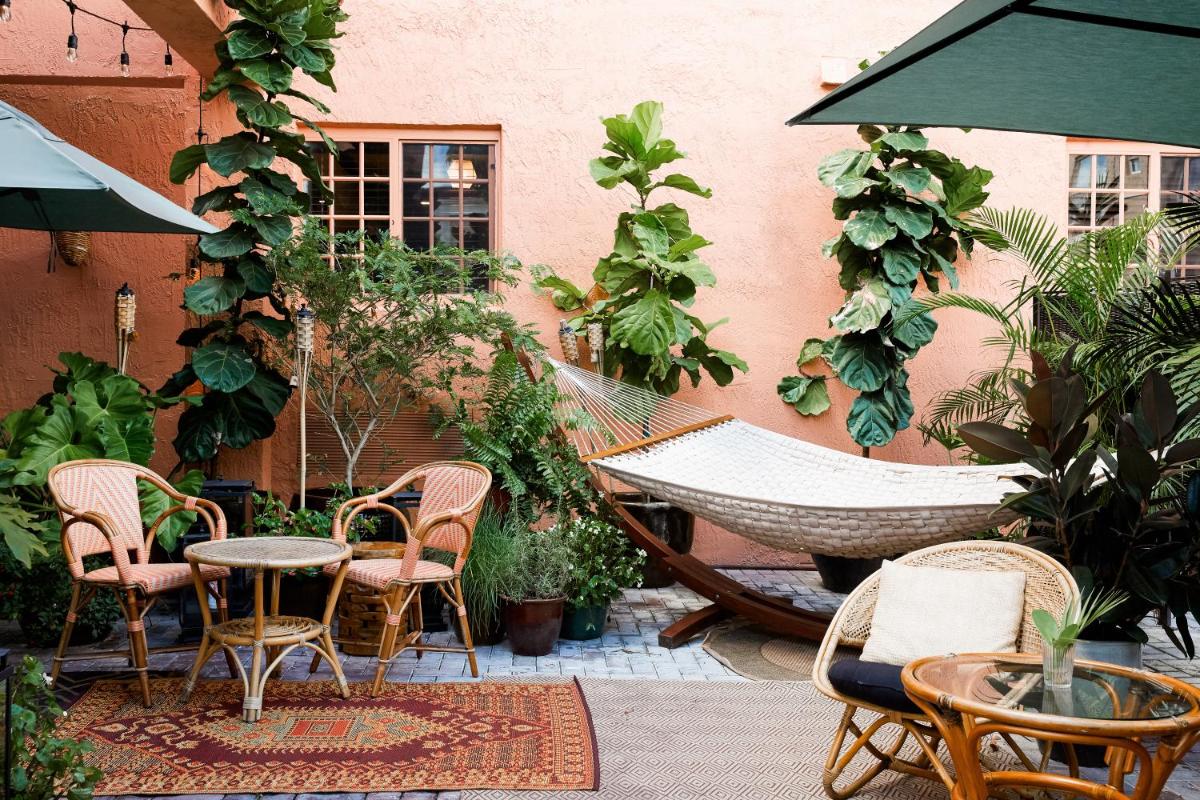 outdoor BBQ area