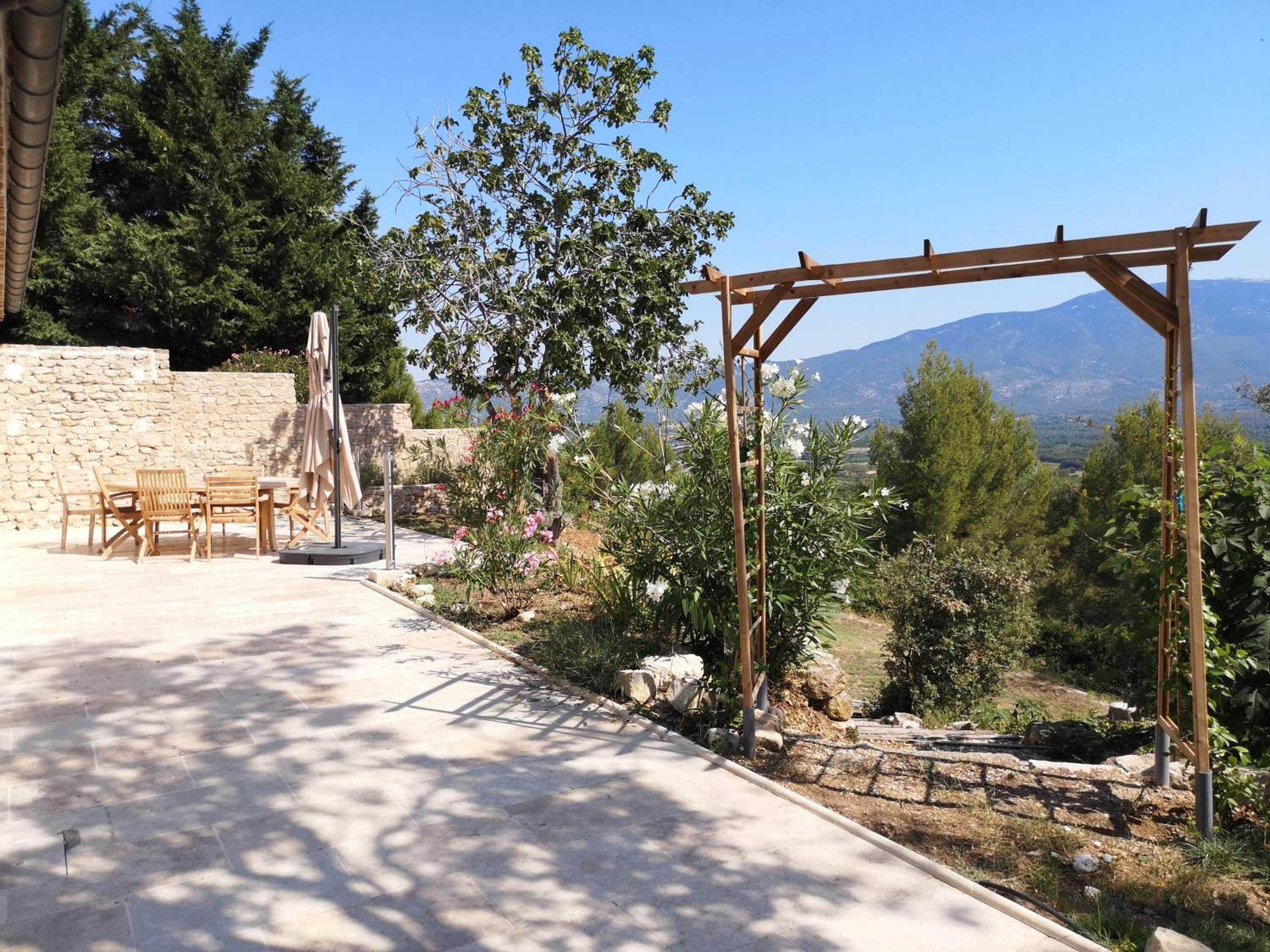 outdoor BBQ area
