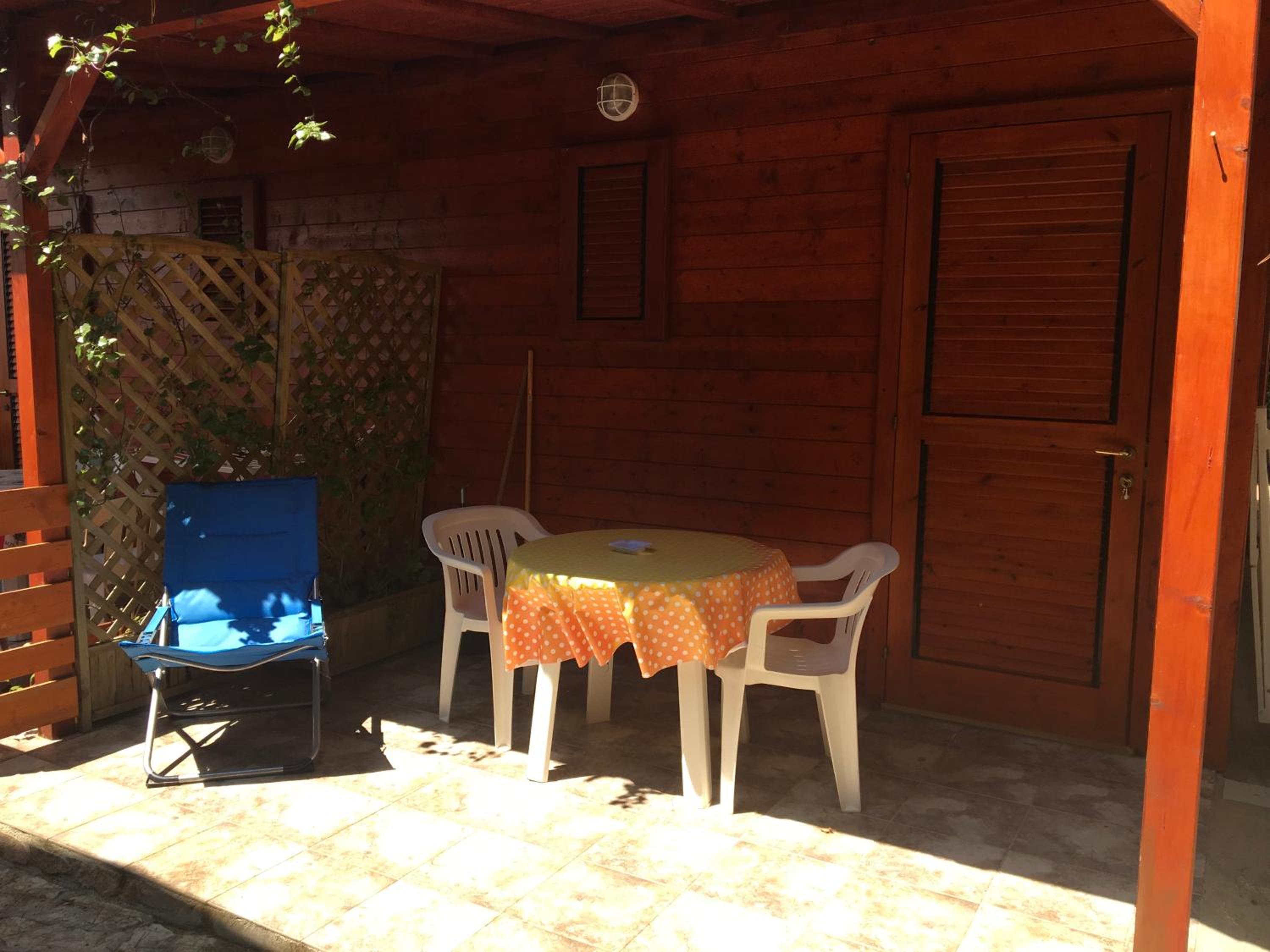 outdoor BBQ area