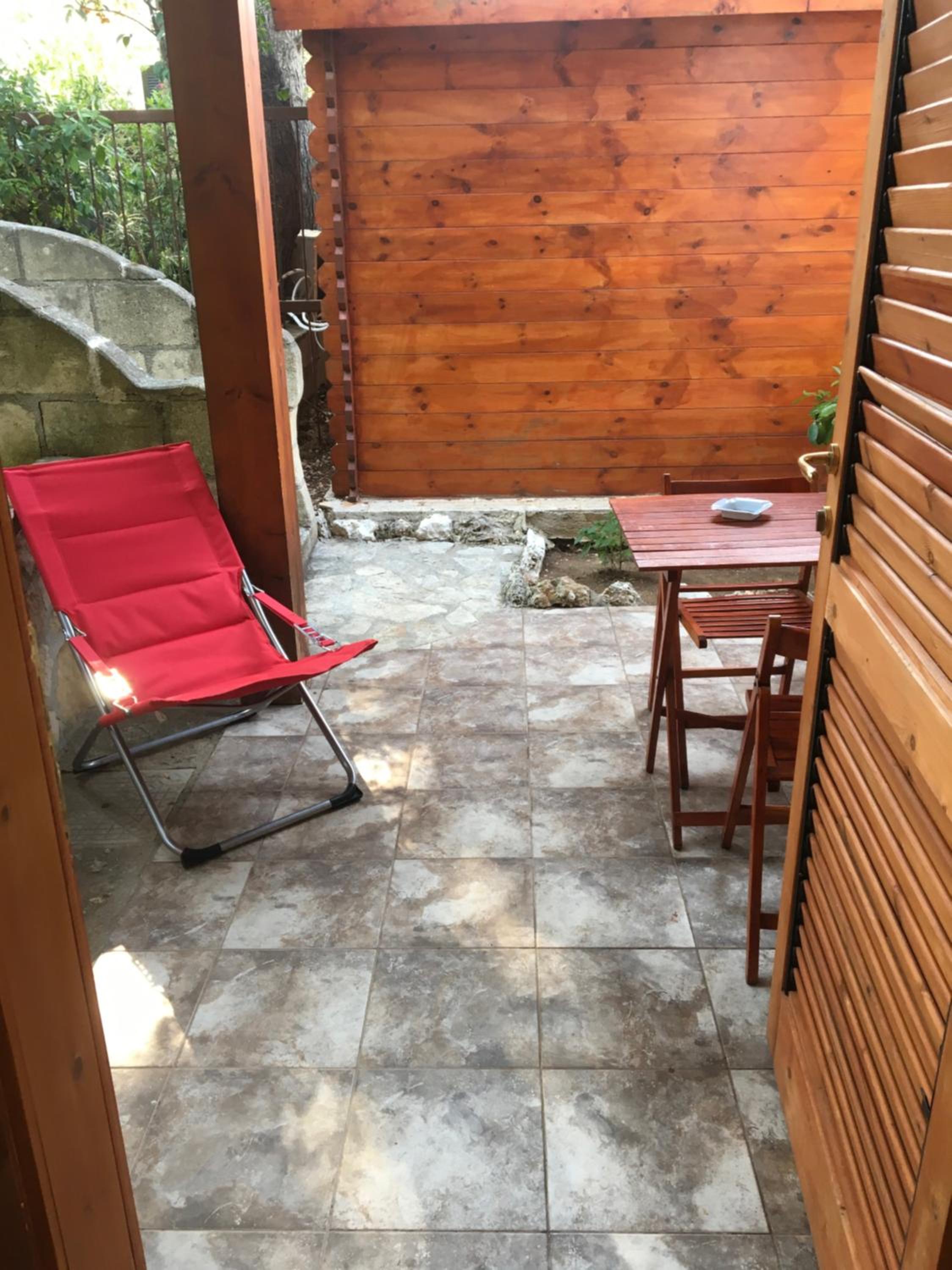 outdoor BBQ area