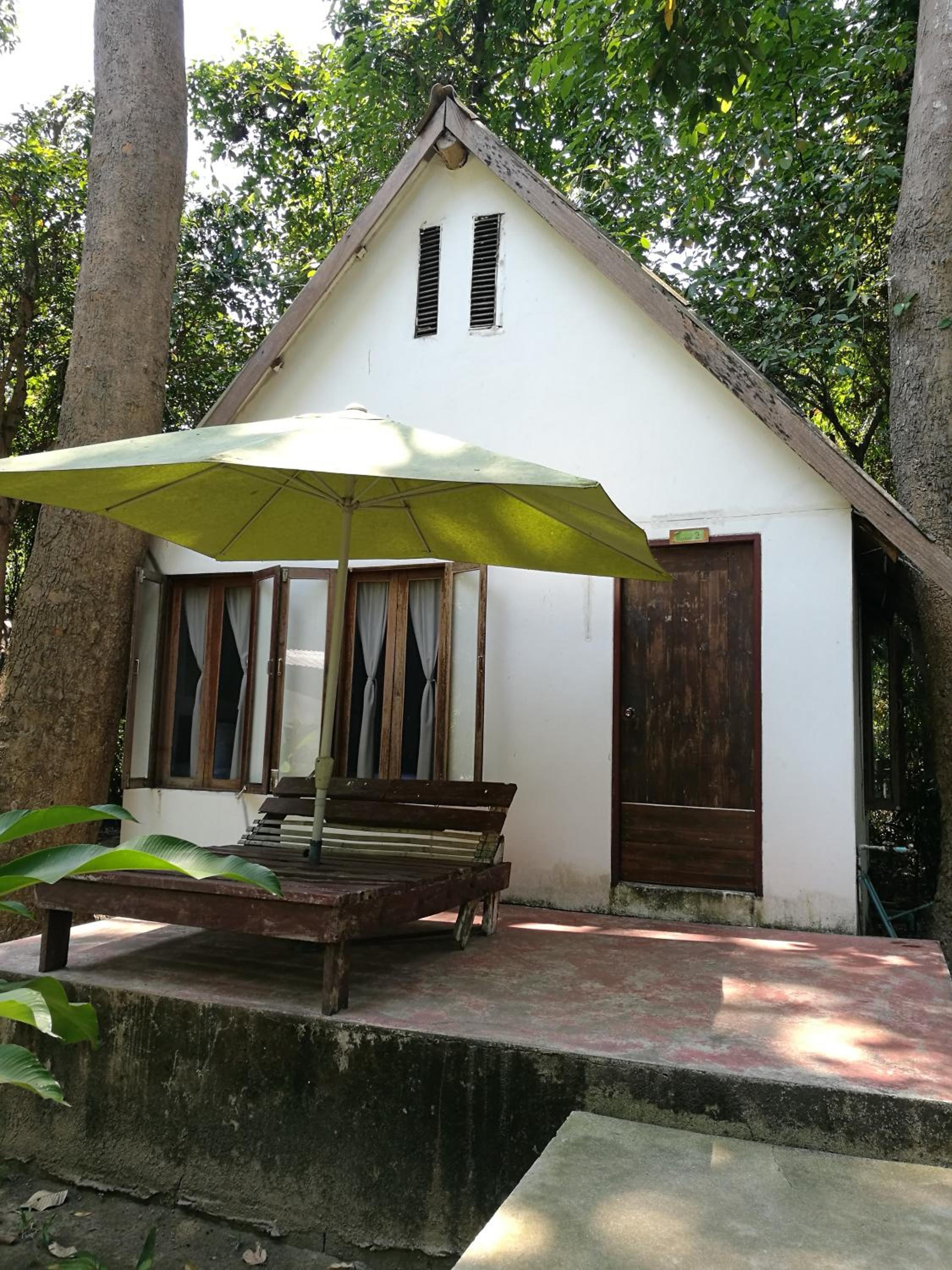 outdoor BBQ area
