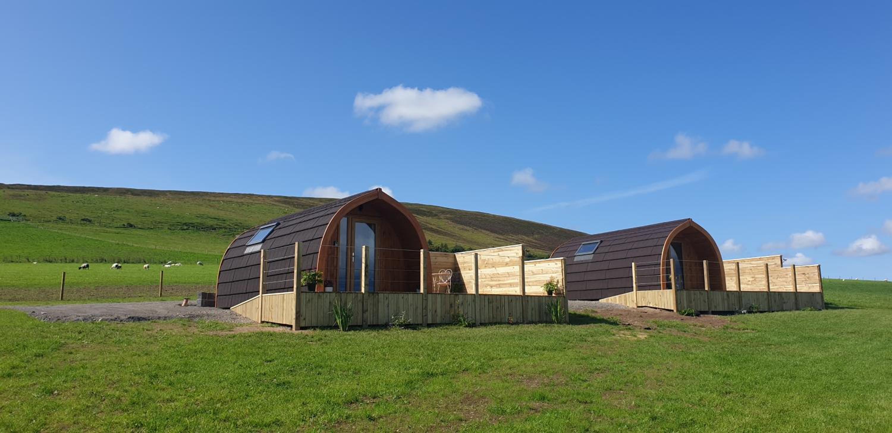Lilly's Lodges Orkney Butterfly Lodge view 2