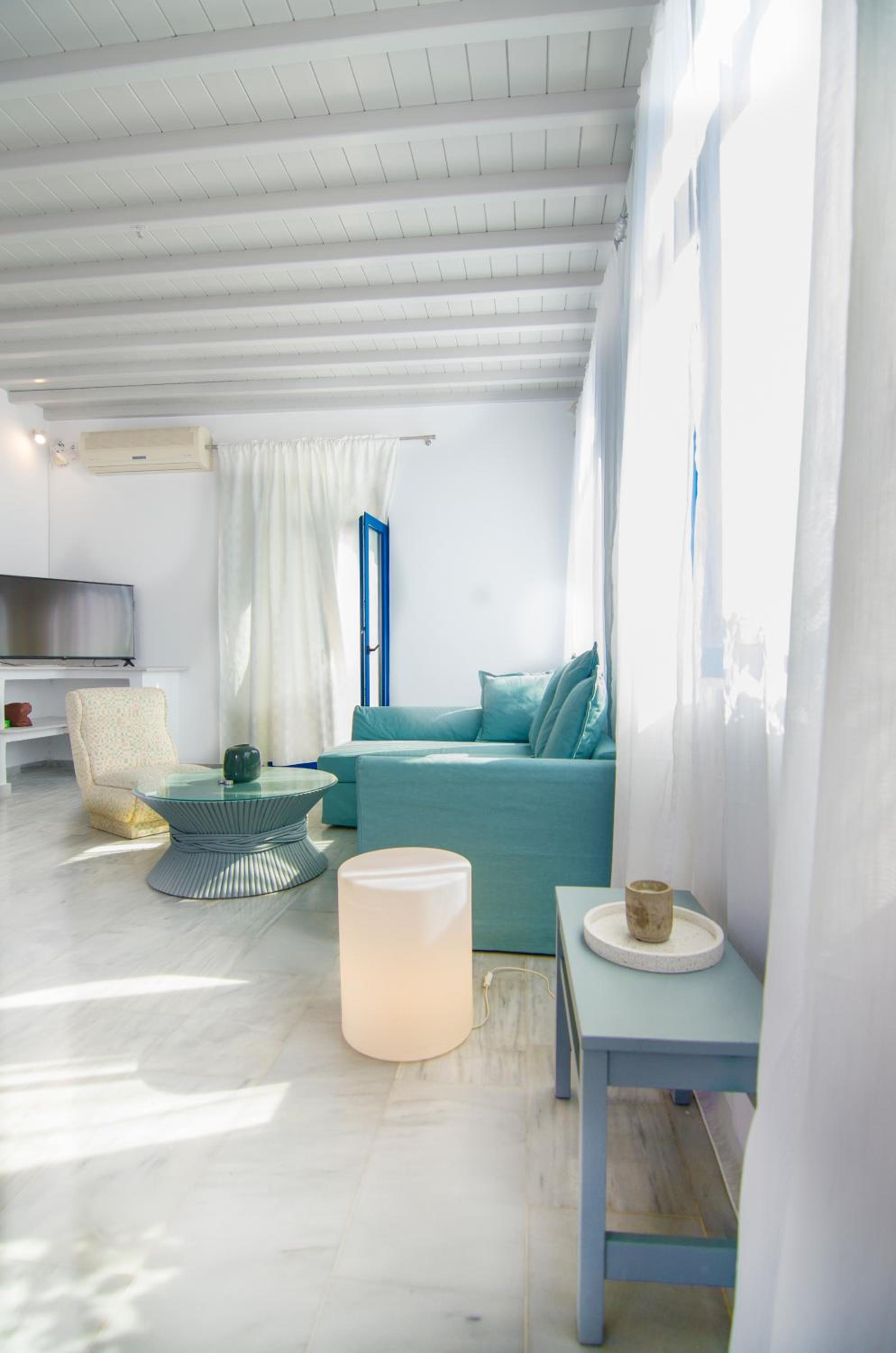 Seafront Villa Aktei - Ornos Mykonos view 2