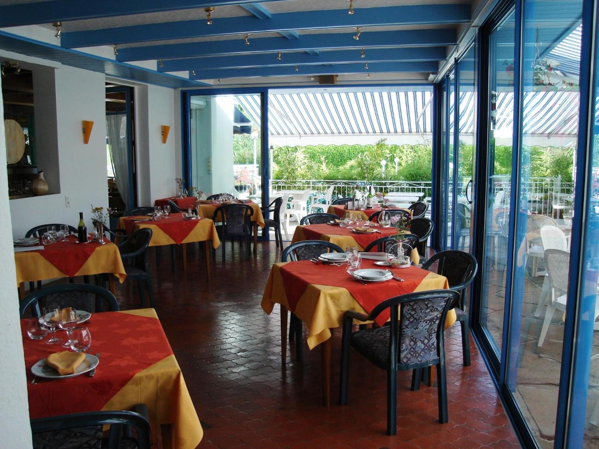 Hôtel Beauséjour en Chaudes-Aigues — restaurant