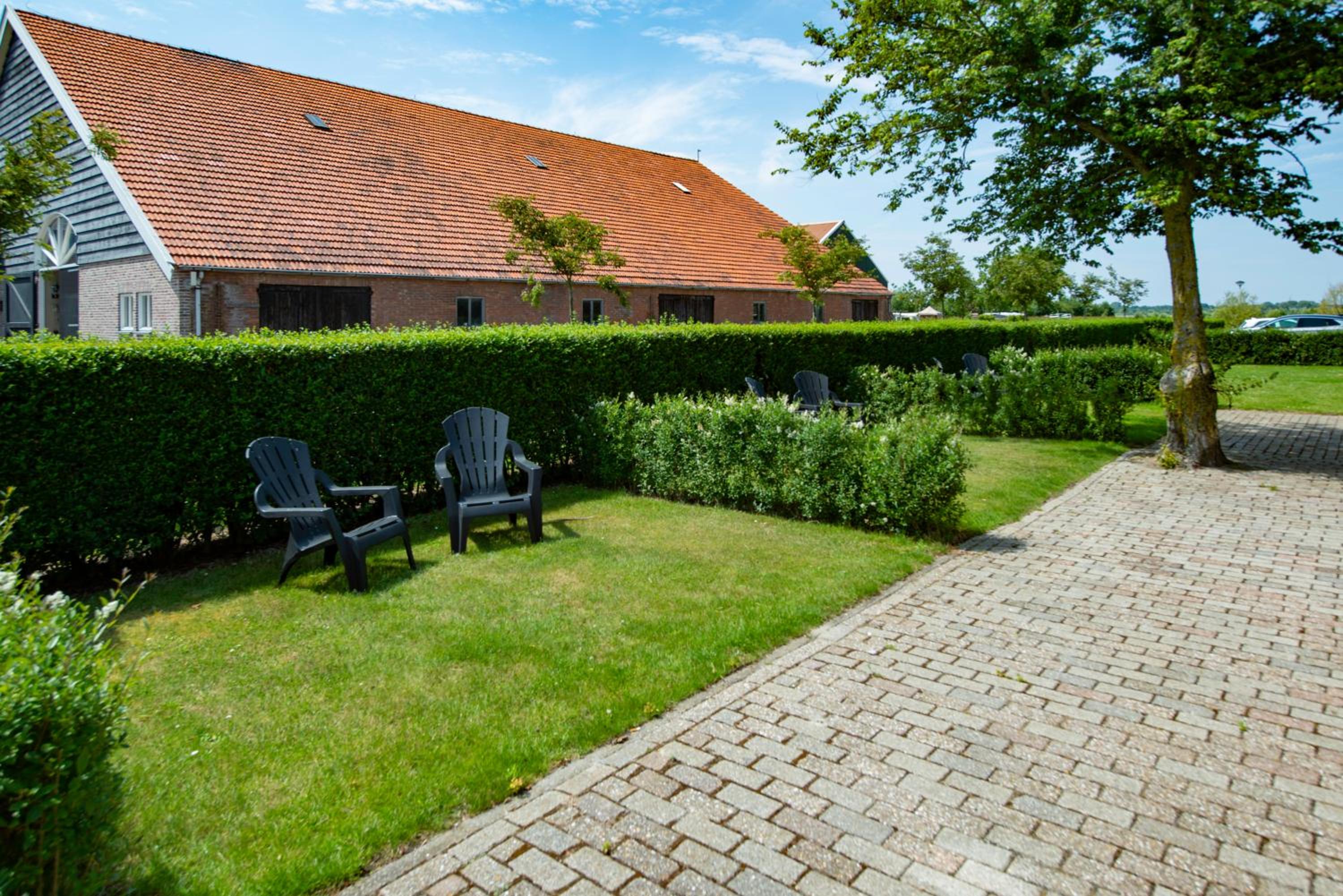 outdoor BBQ area