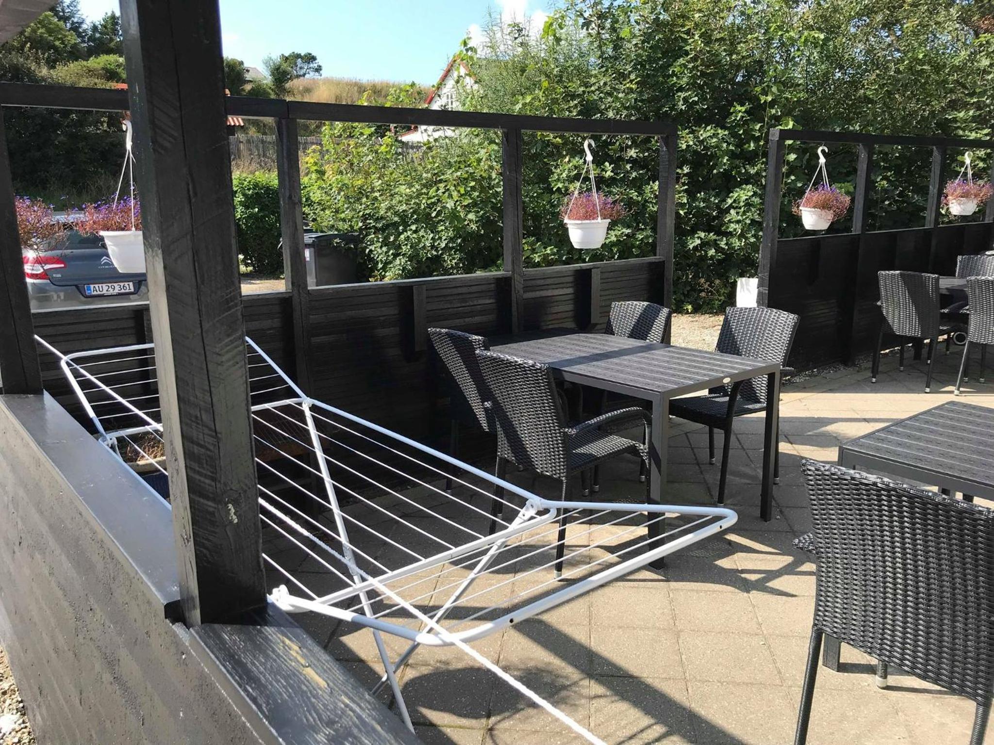 outdoor BBQ area